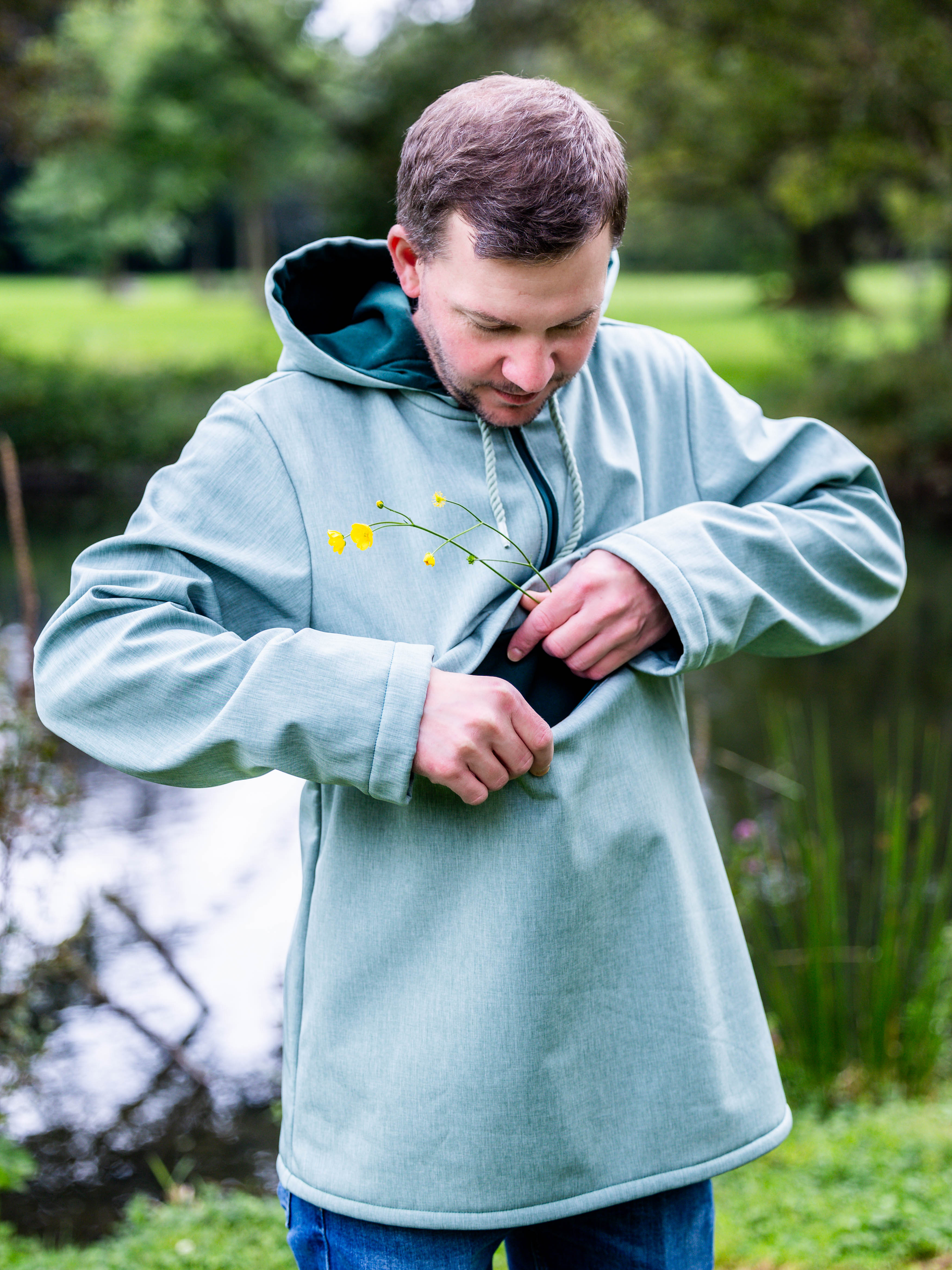 QUETSCHE : Le coupe-vent à poche ventrale - ENFANT