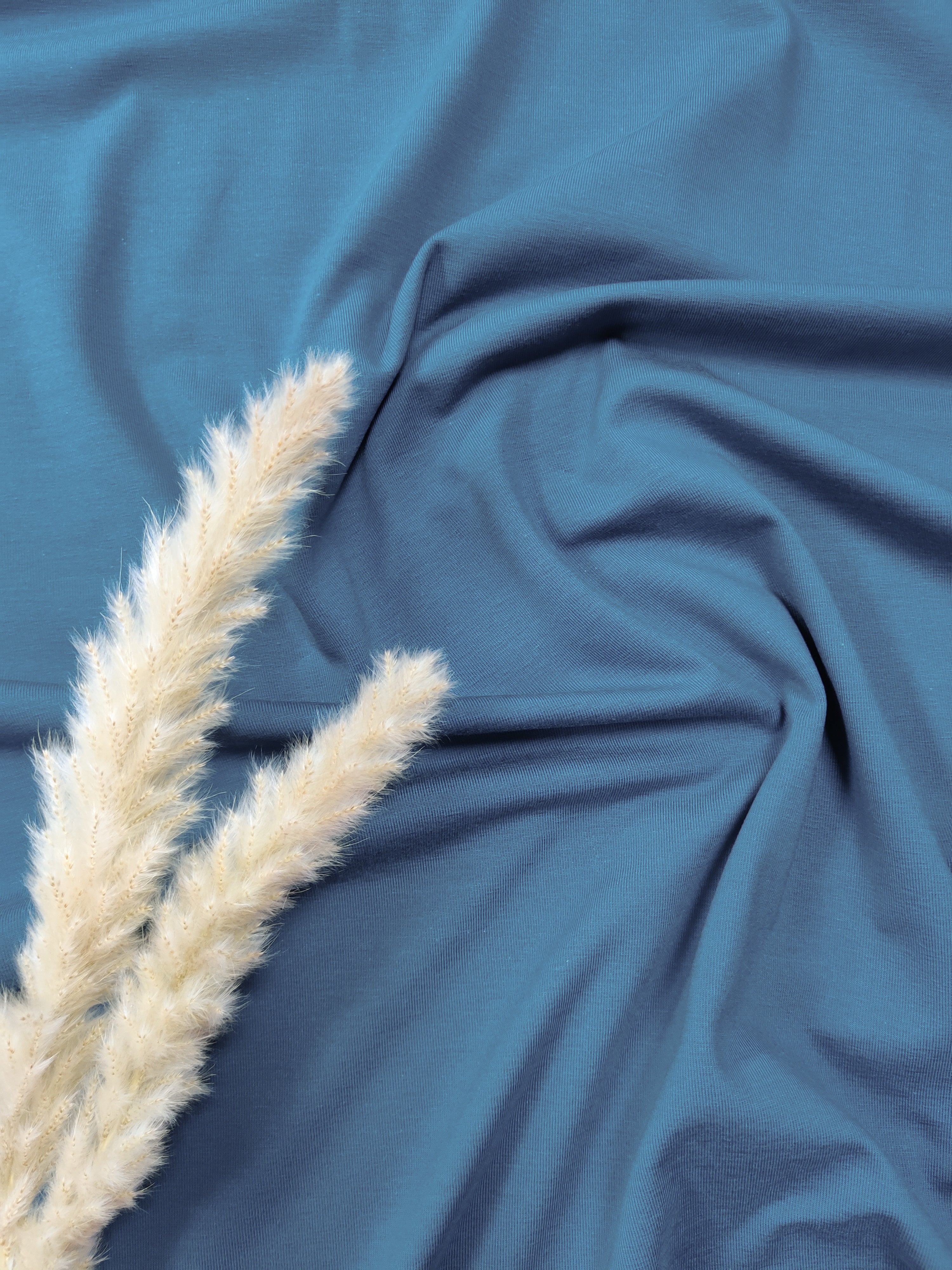 French terry BIO - Pétrole foncé