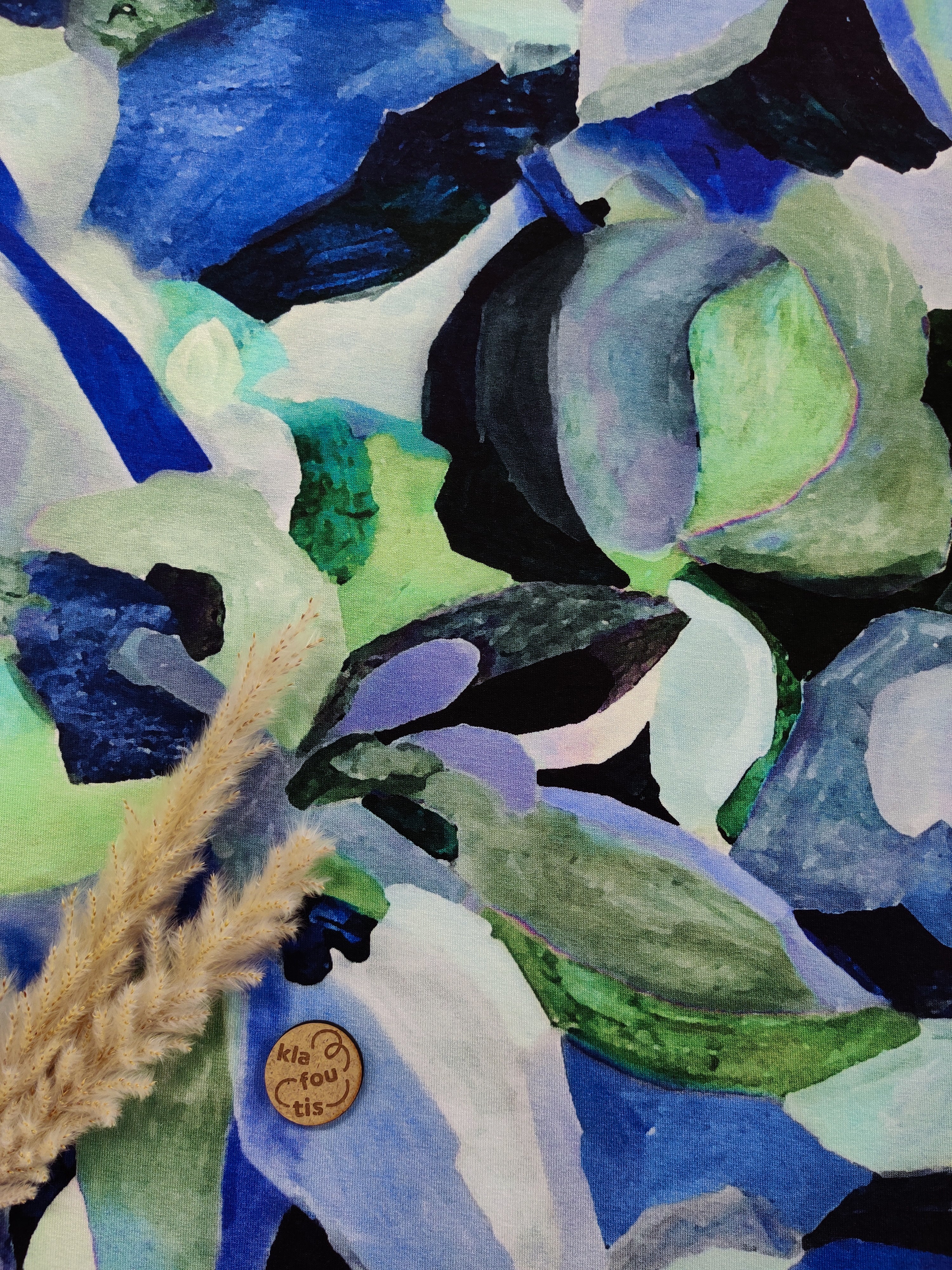 Jersey de viscose - Onde boréale