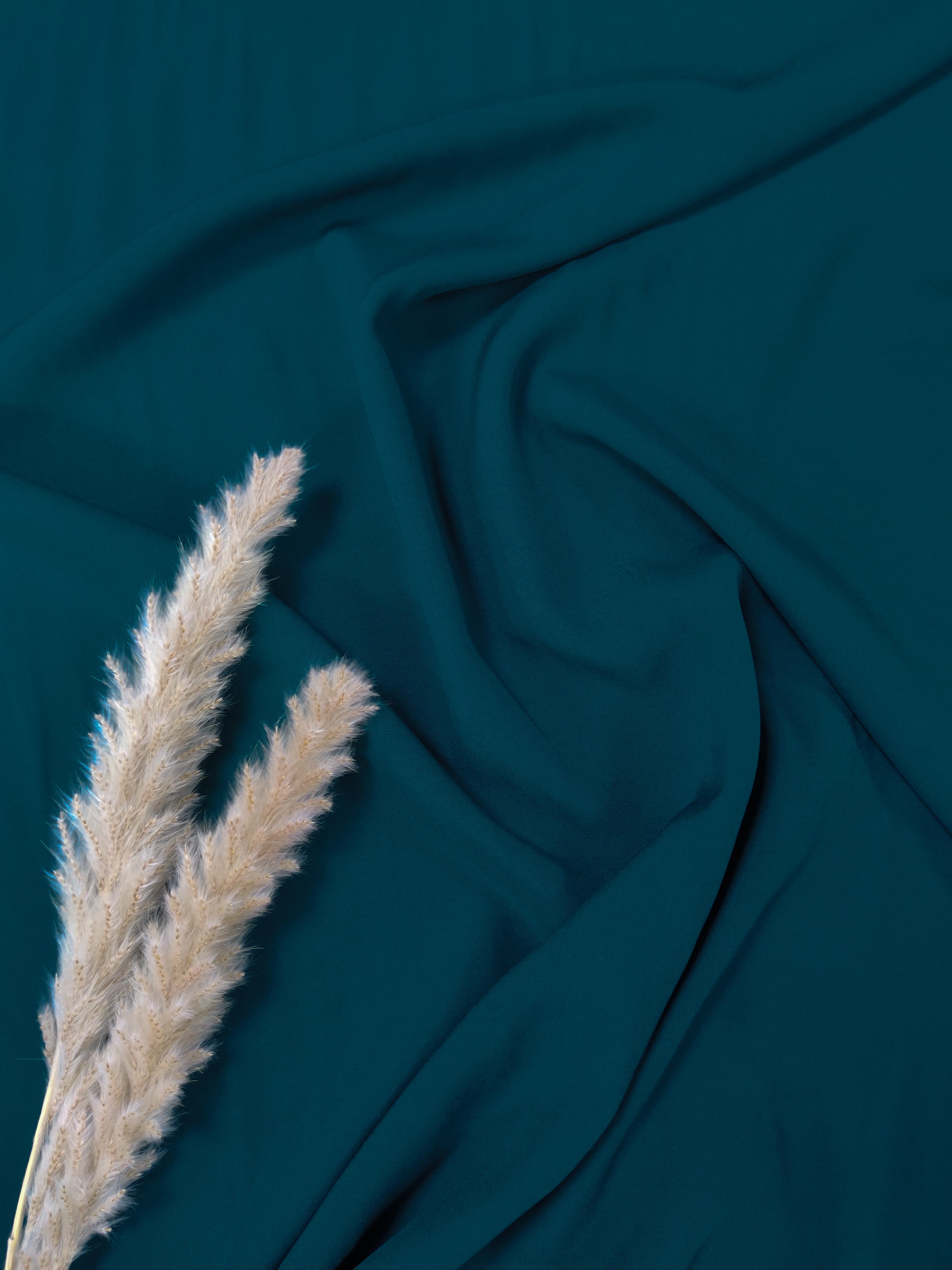 Popeline de viscose - Pétrole