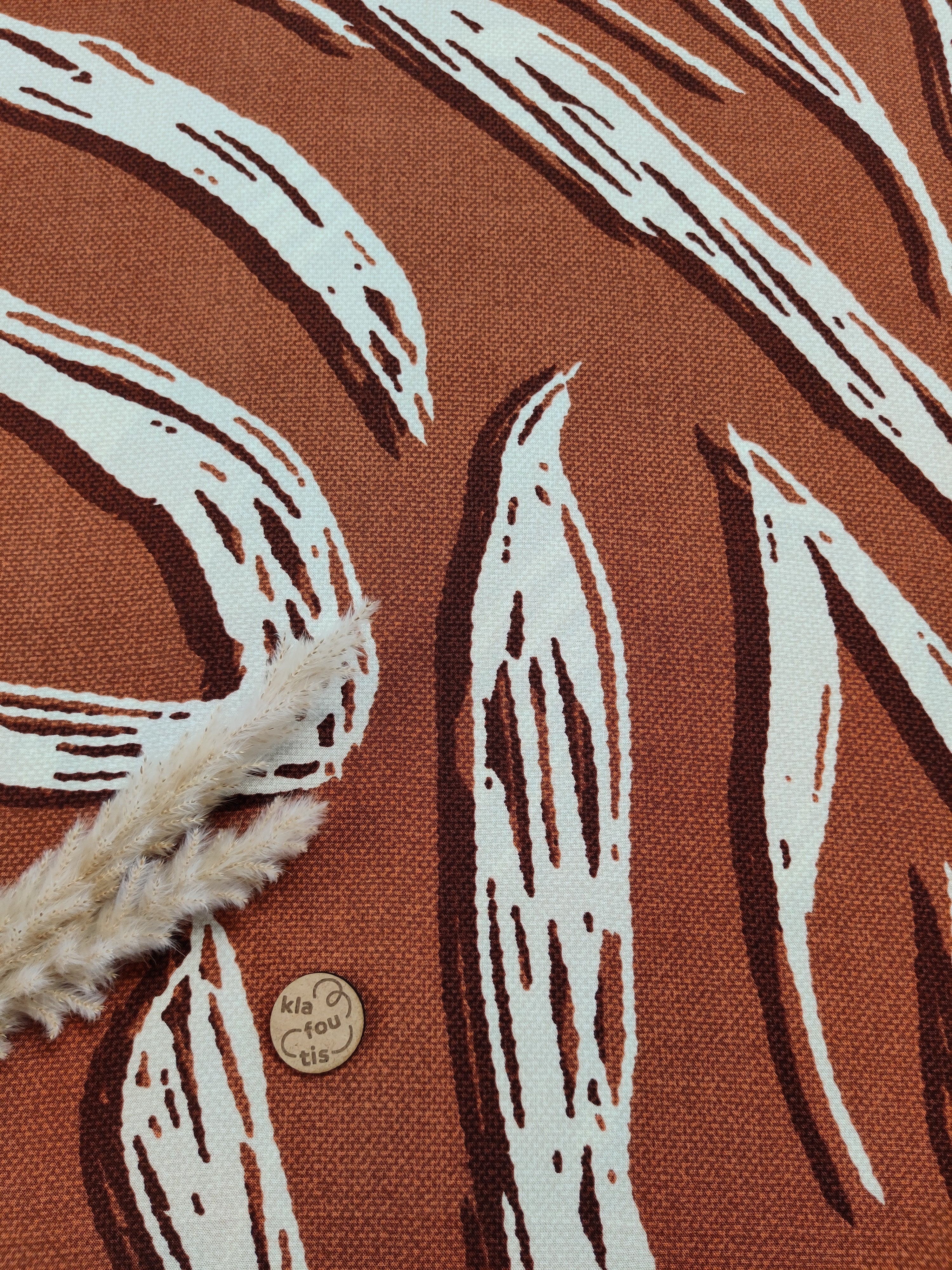 Popeline de viscose - Zeste automnal