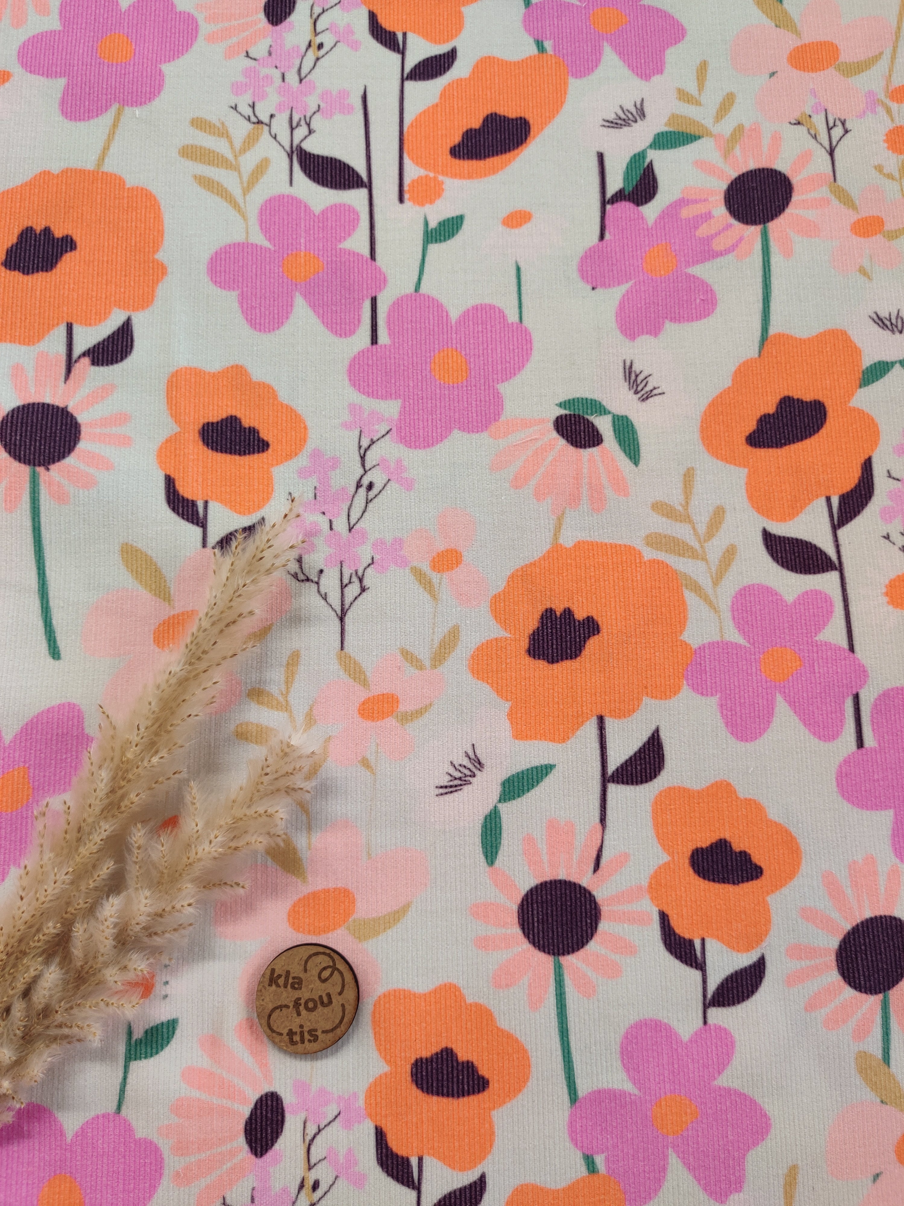 Velours milleraies - Champ acidulé