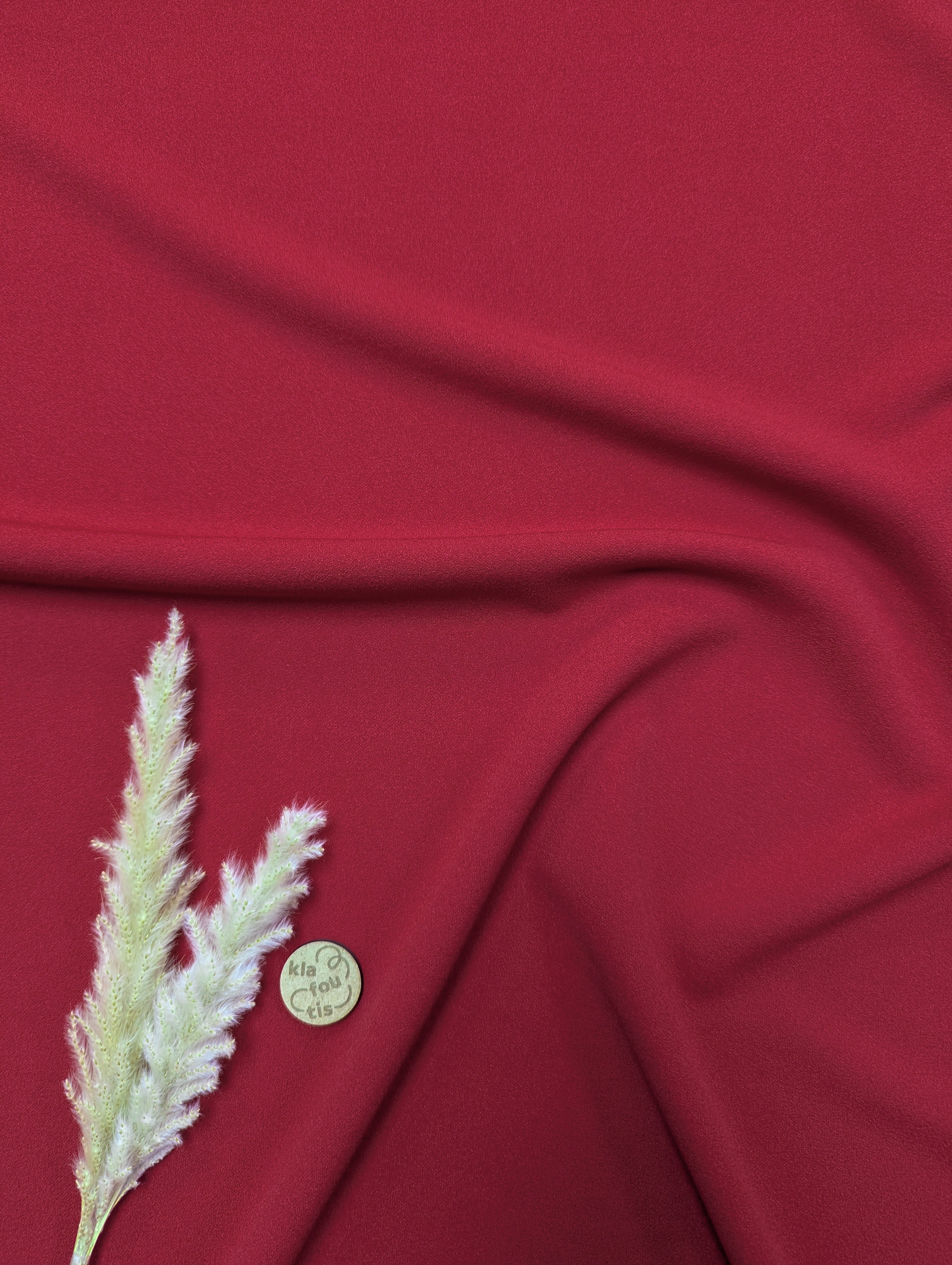 Crêpe de luxe stretch - rouge