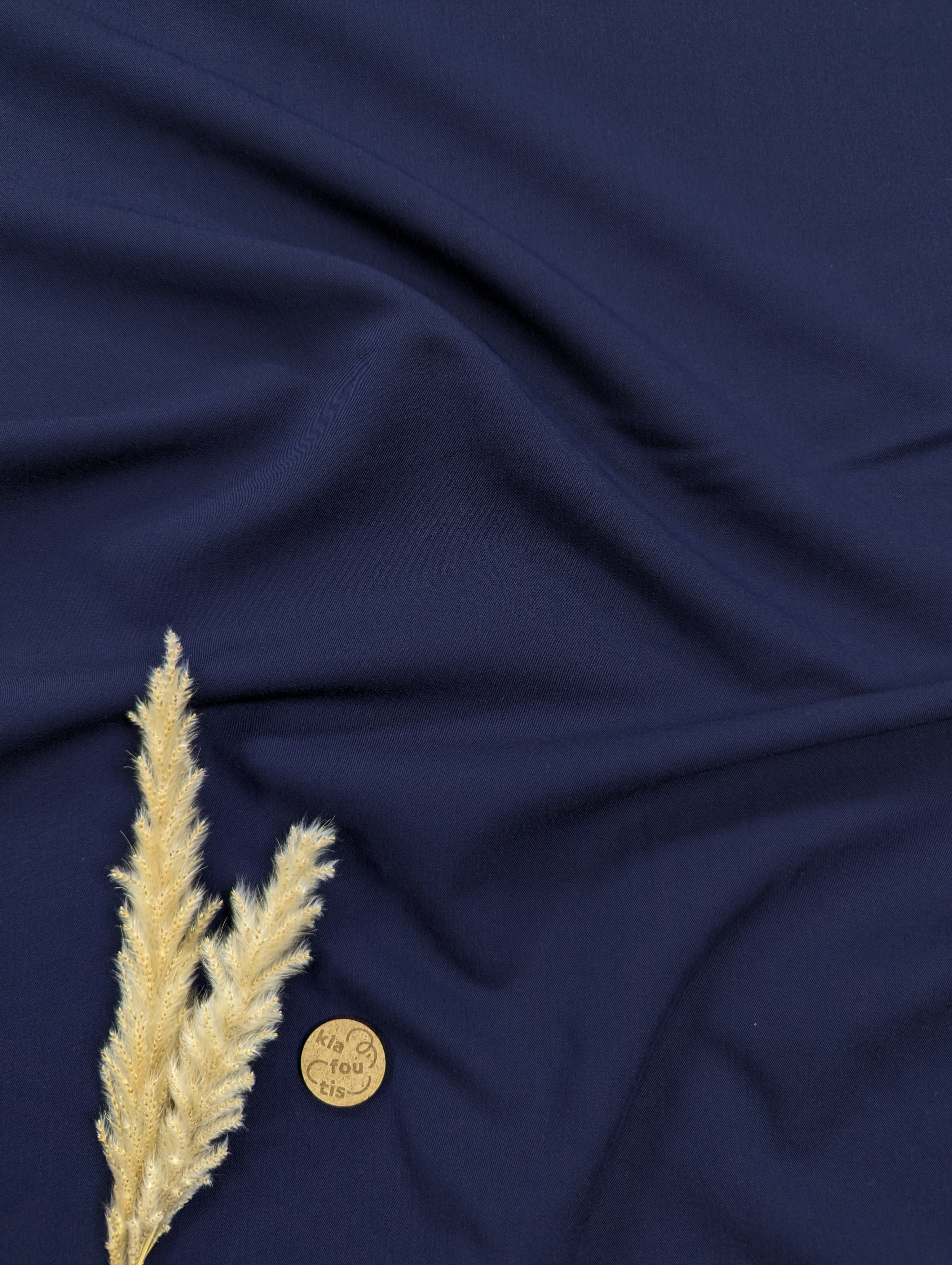 Gabardine légère - Bleu marine foncé