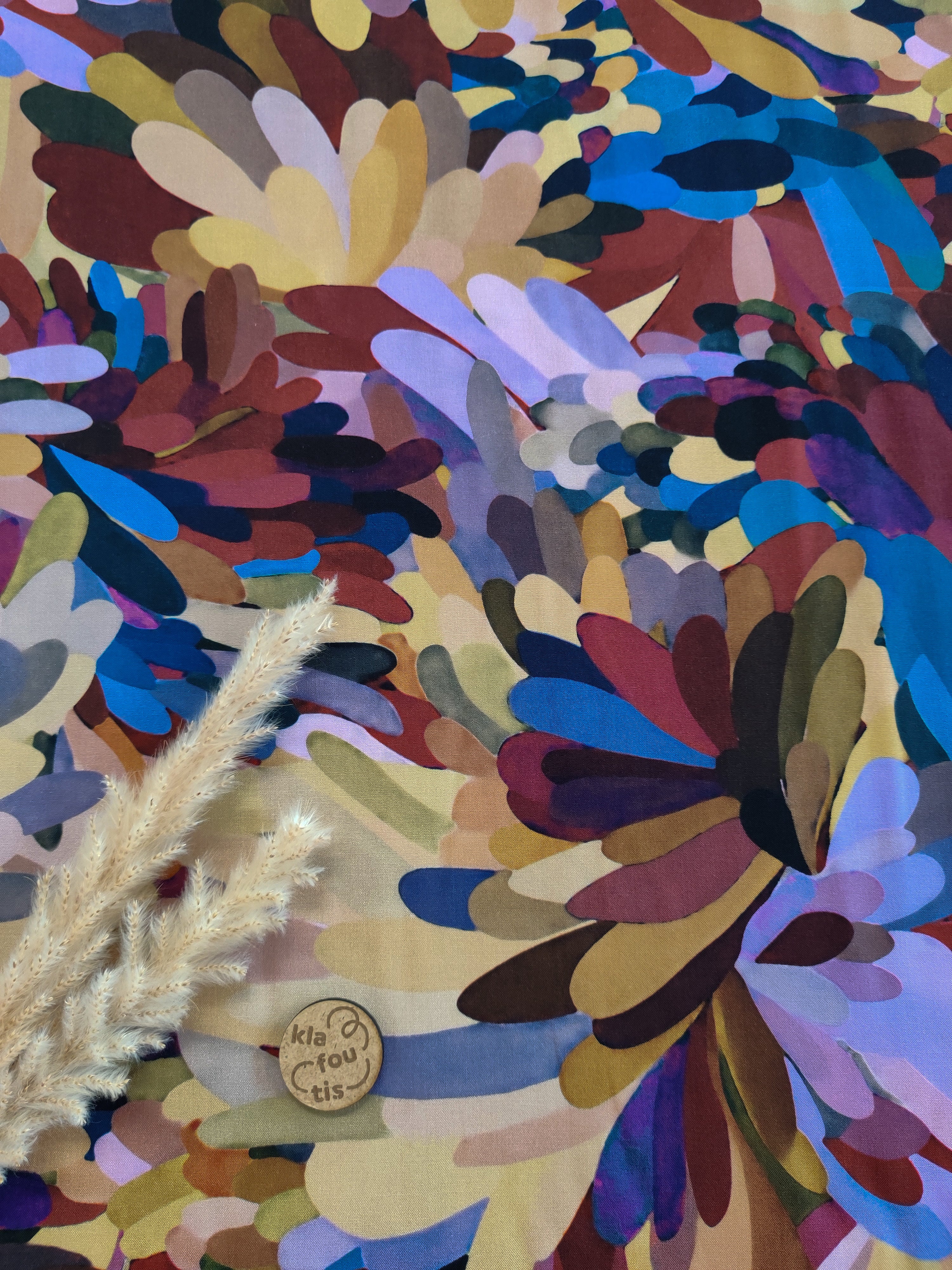 Popeline de viscose - Éclats d’automne