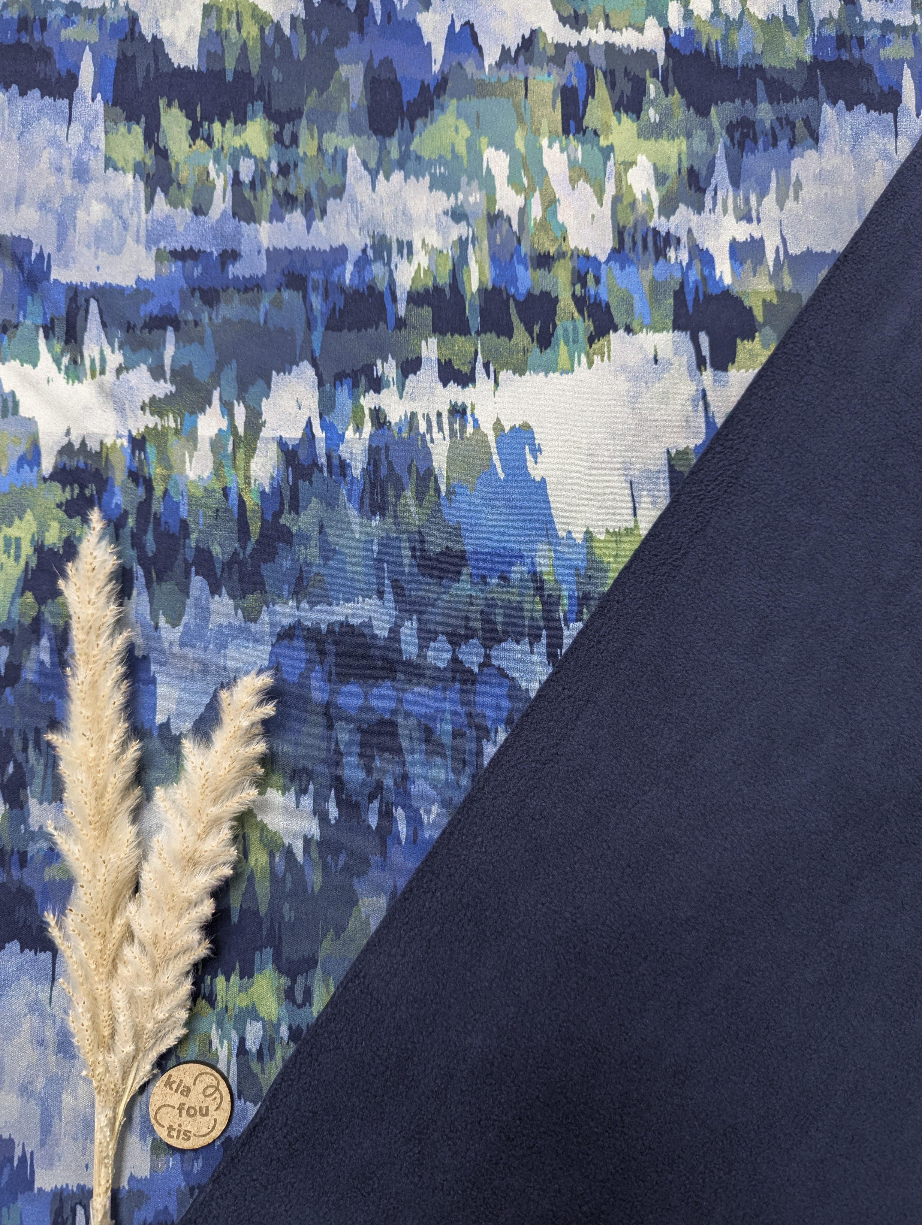 Softshell bleu - ondes