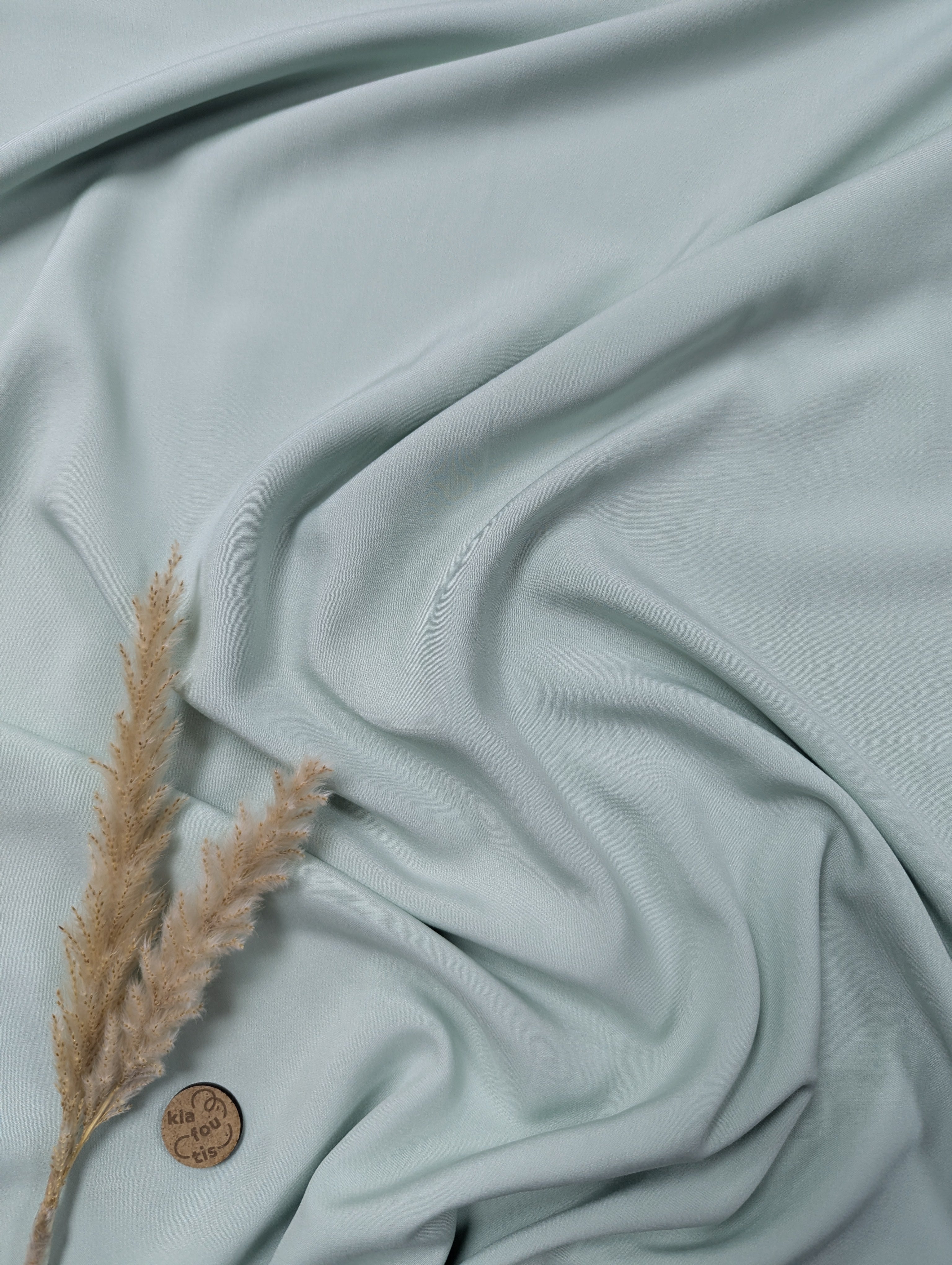 Popeline de viscose EcoVero - Menthe claire