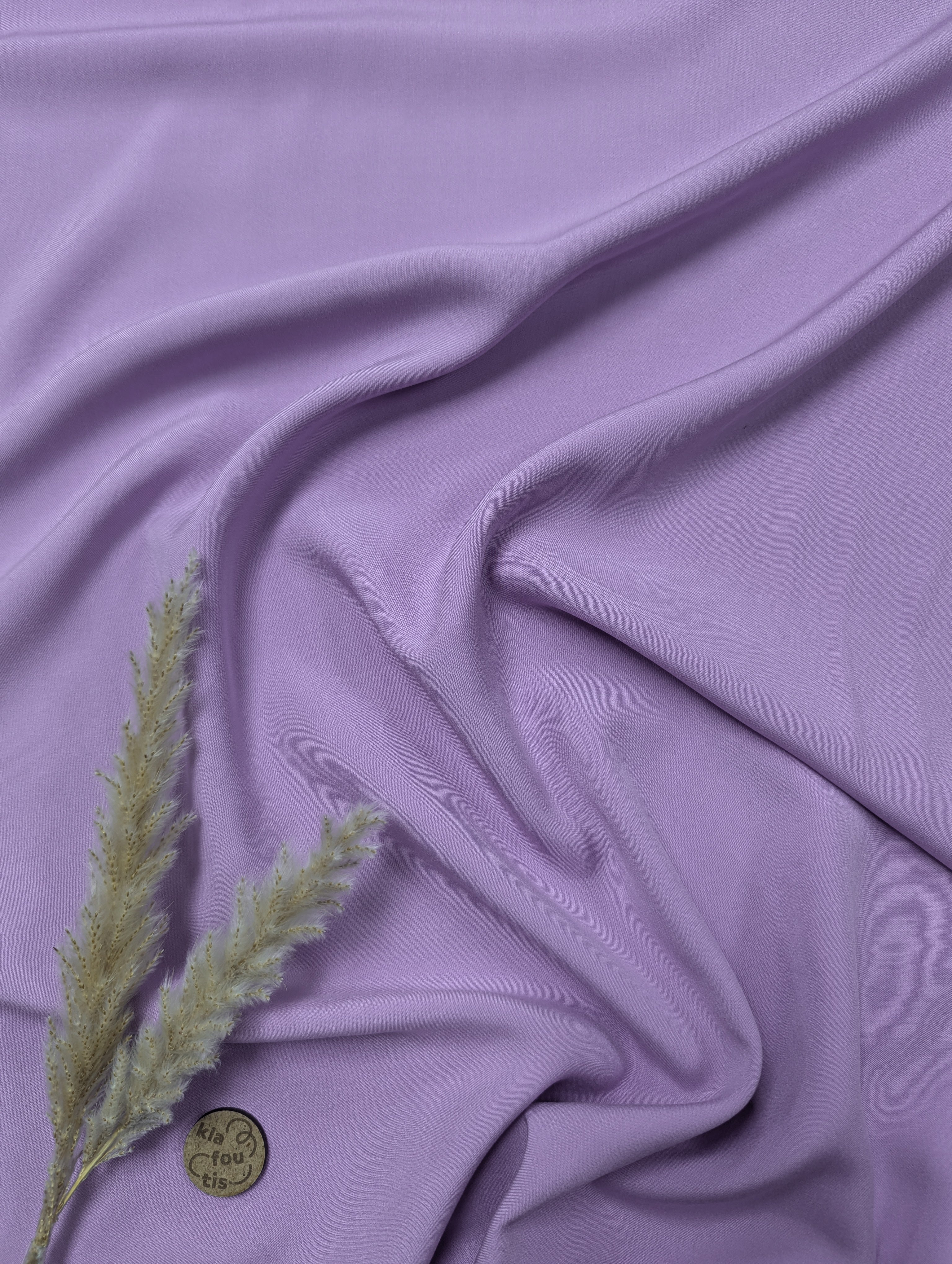 Popeline de viscose - Lilas éclatant