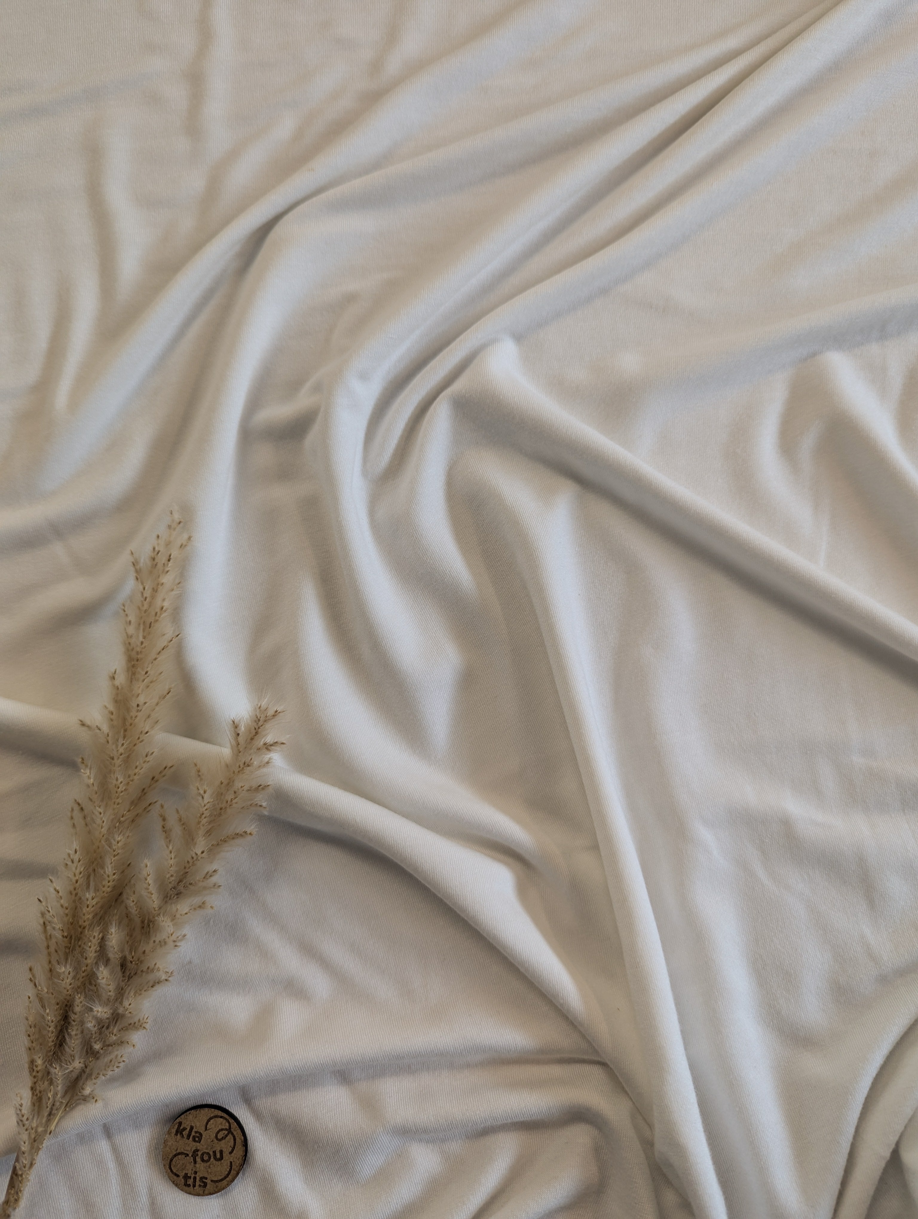 Jersey de tencel - Ecru