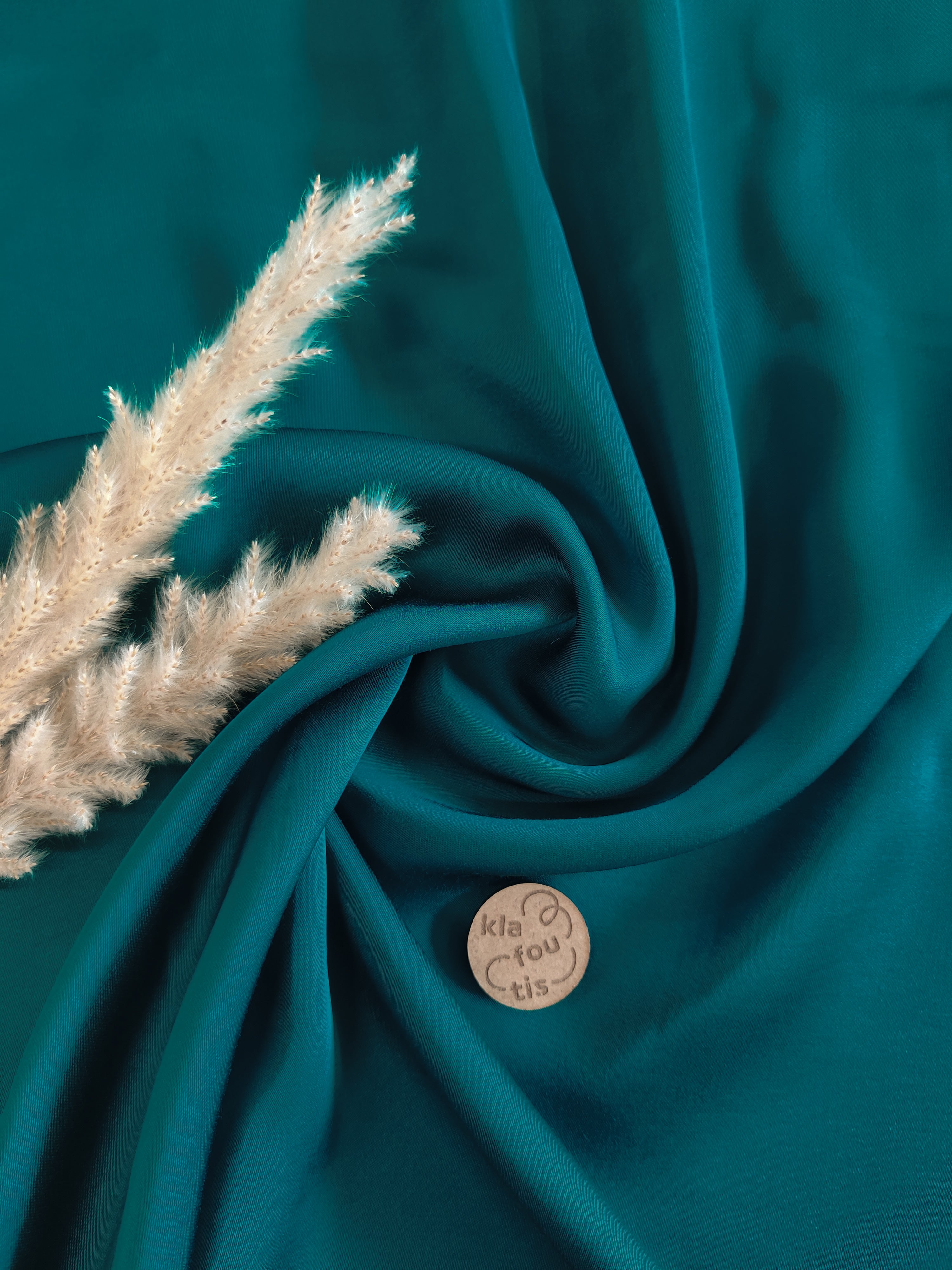 Satin de viscose - Canard