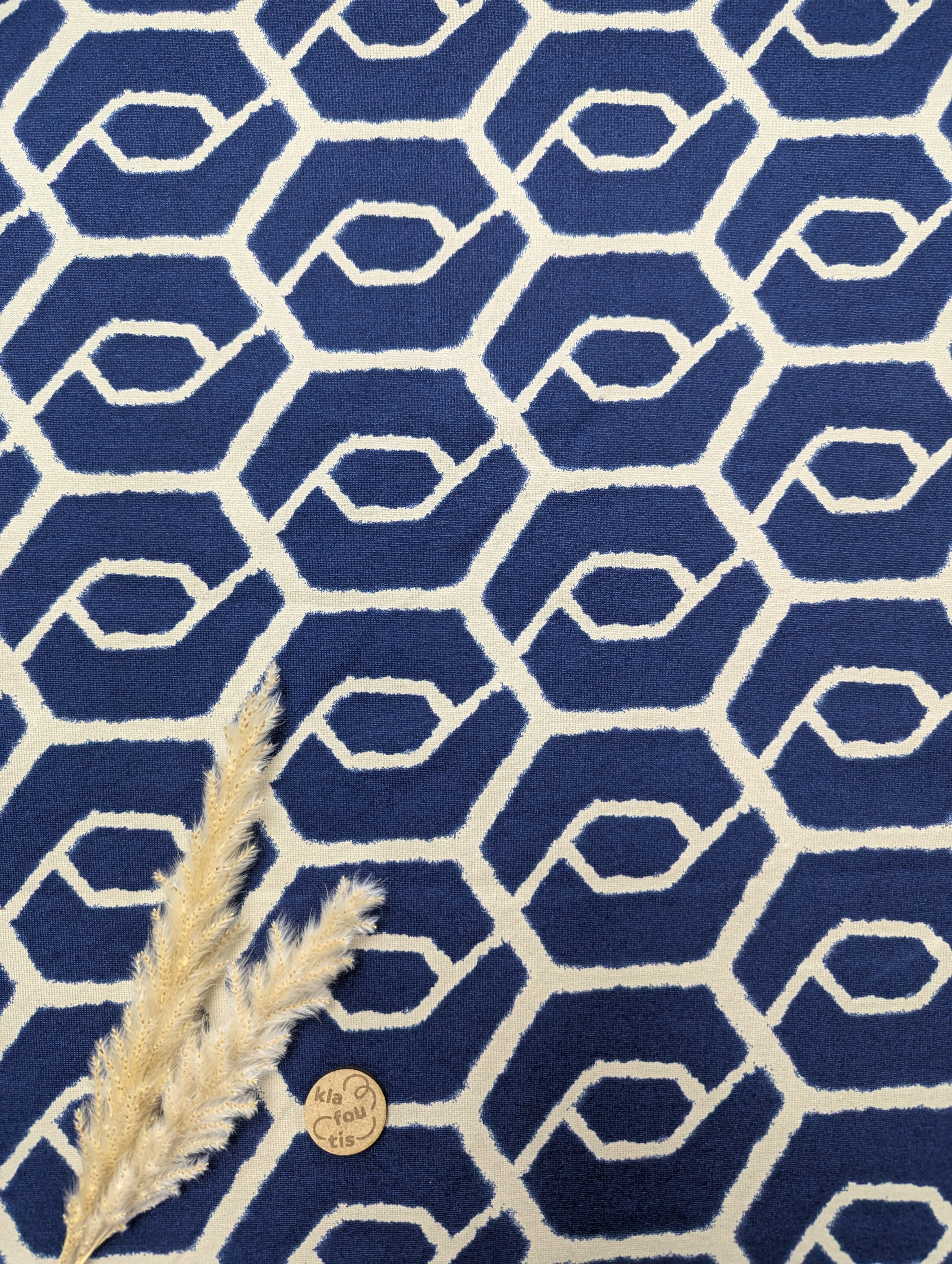 Jersey milano bleu - hexagone