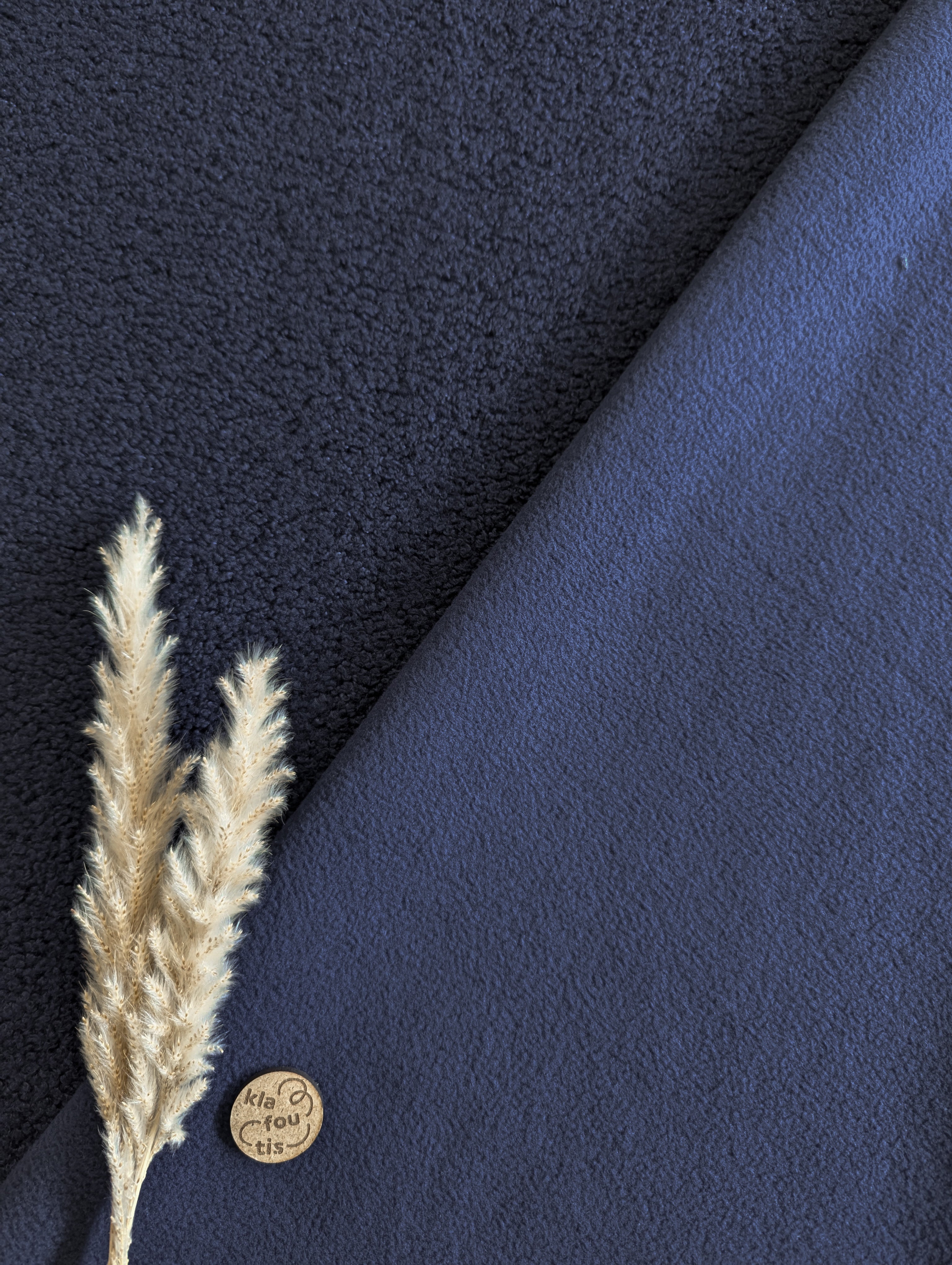 Teddy doublé polaire - Bleu marine