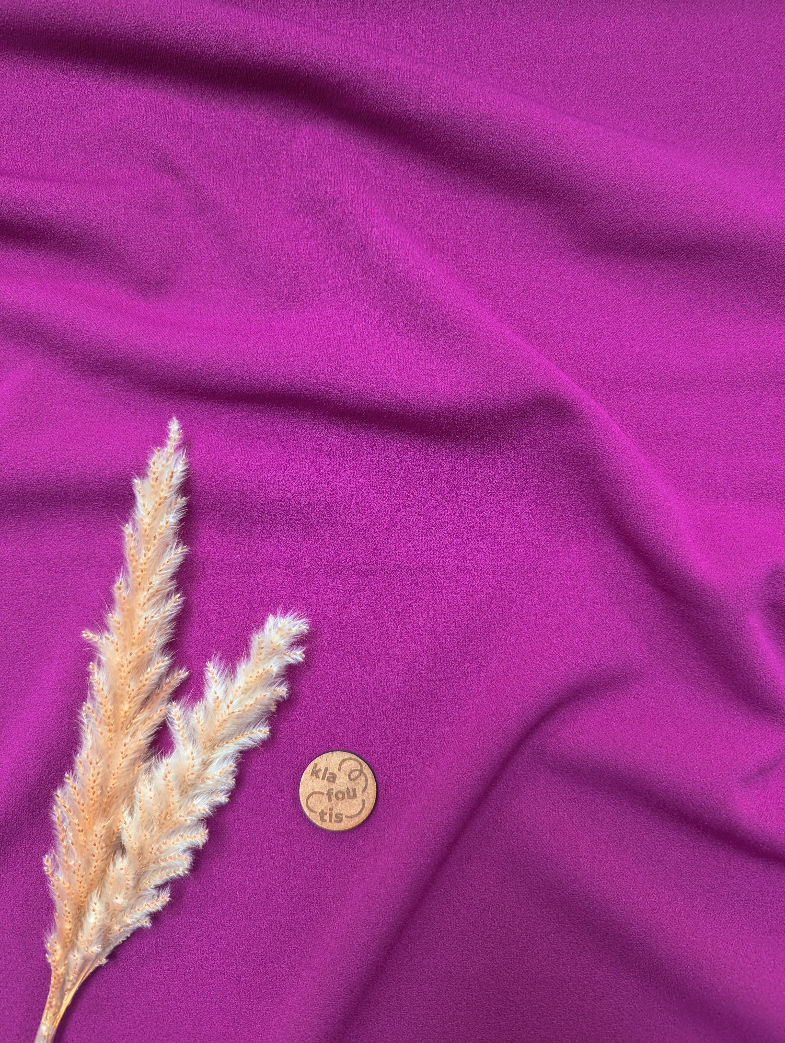 Crêpe de luxe stretch - magenta