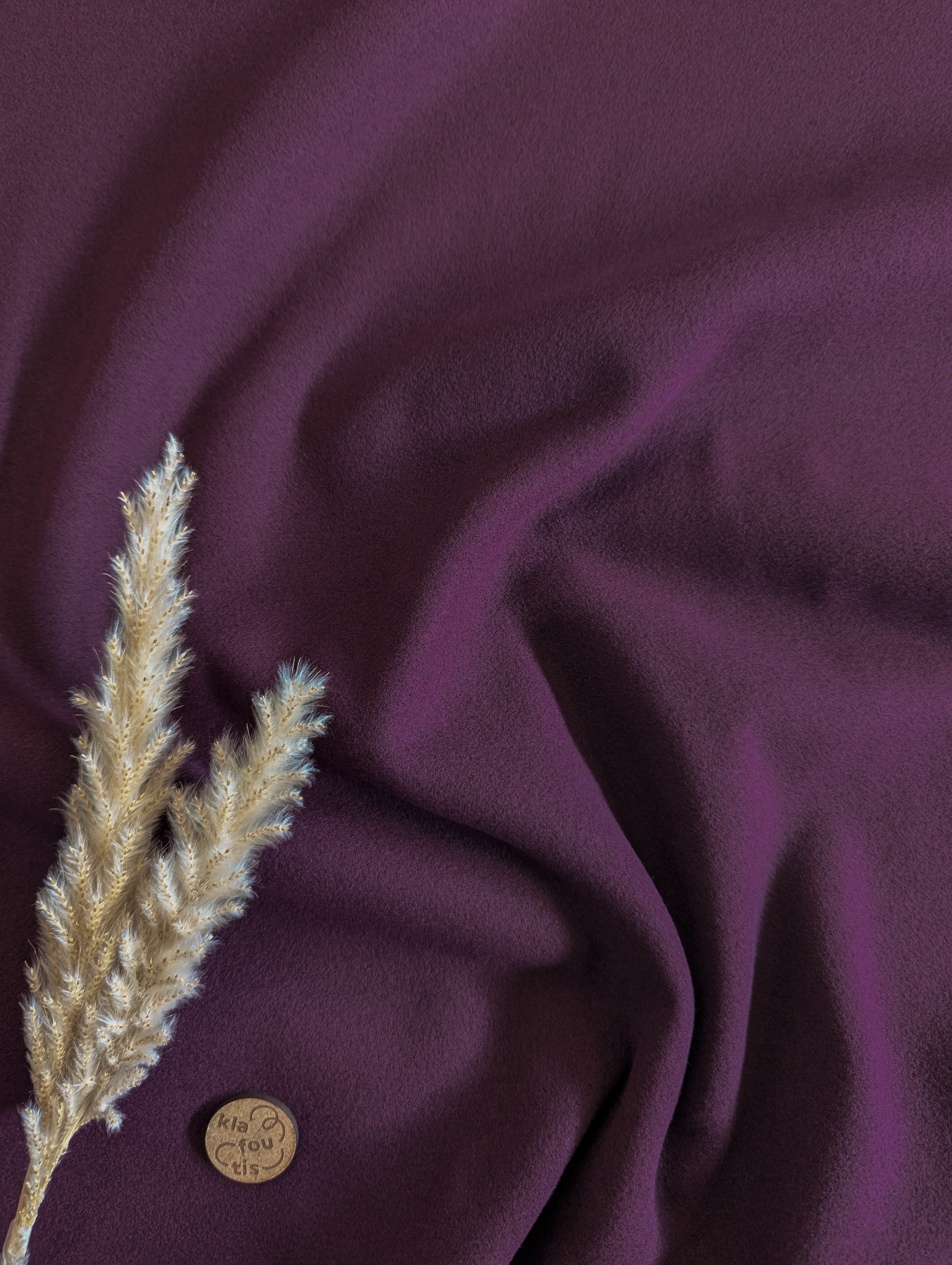 Lainage feutré - Lie de vin