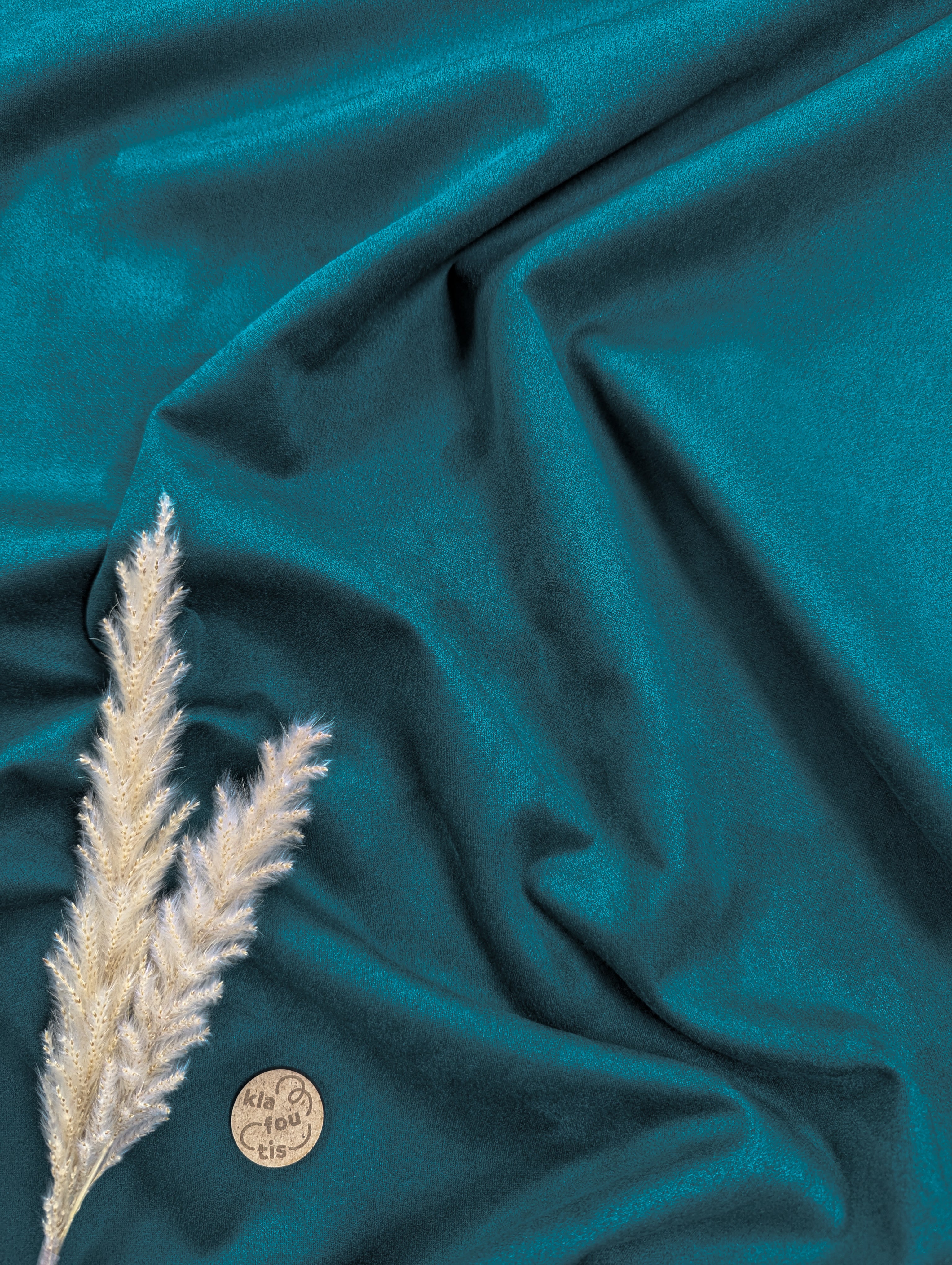 Suédine stretch - pétrole