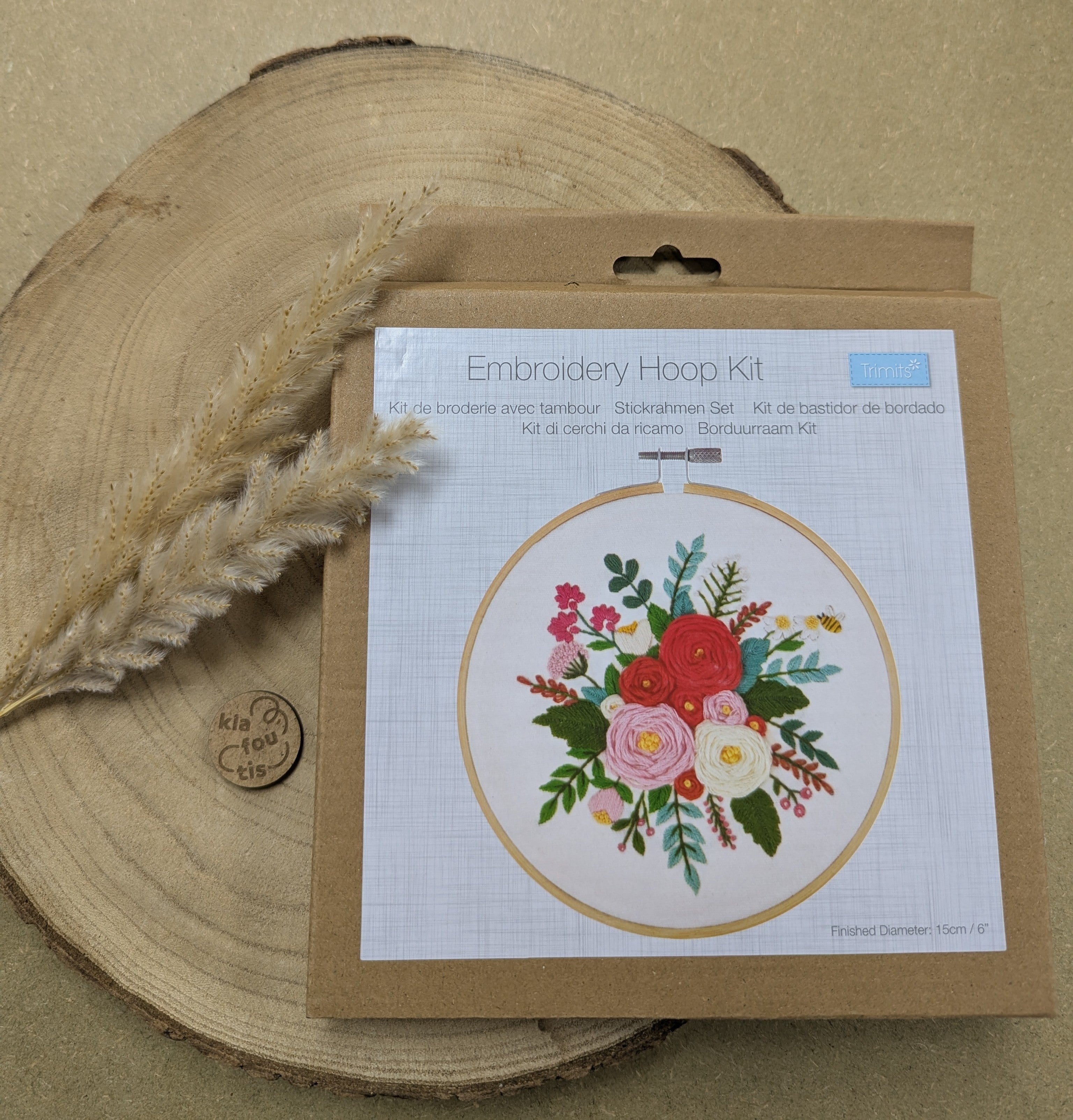 Kit de broderie - bouquet de roses