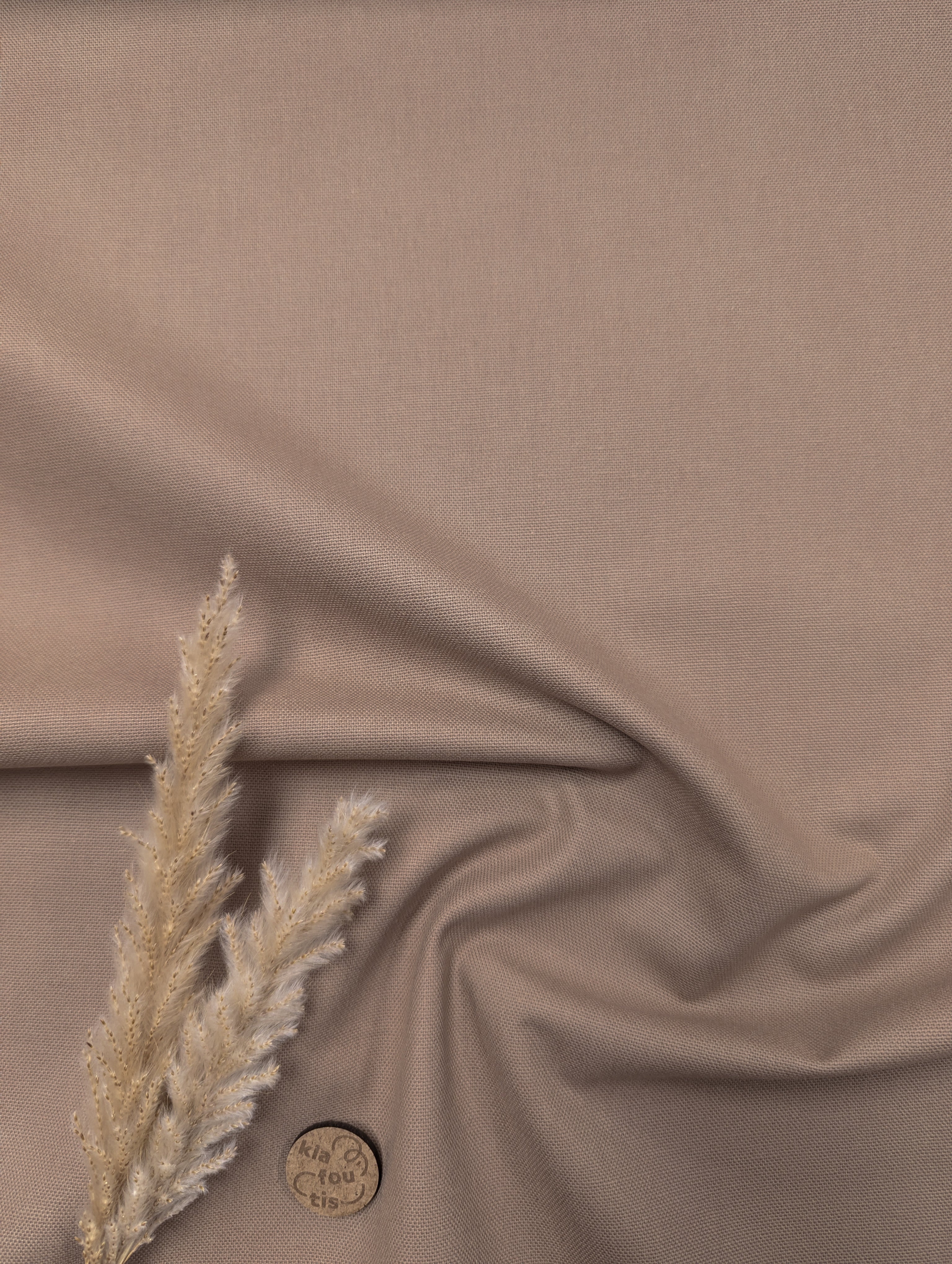 Canevas 100% coton - taupe