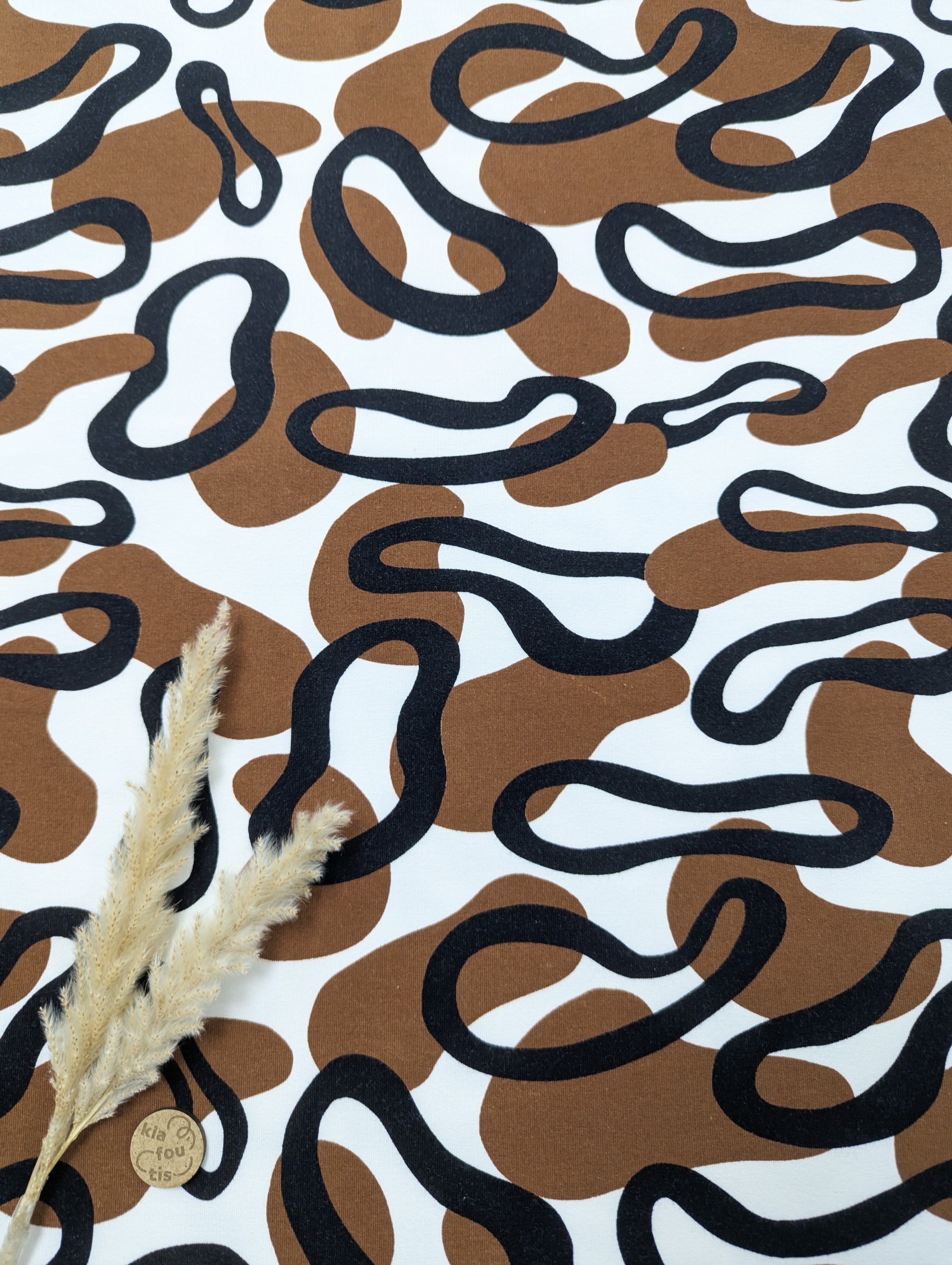 French Terry brossé blanc - rondeurs féminines