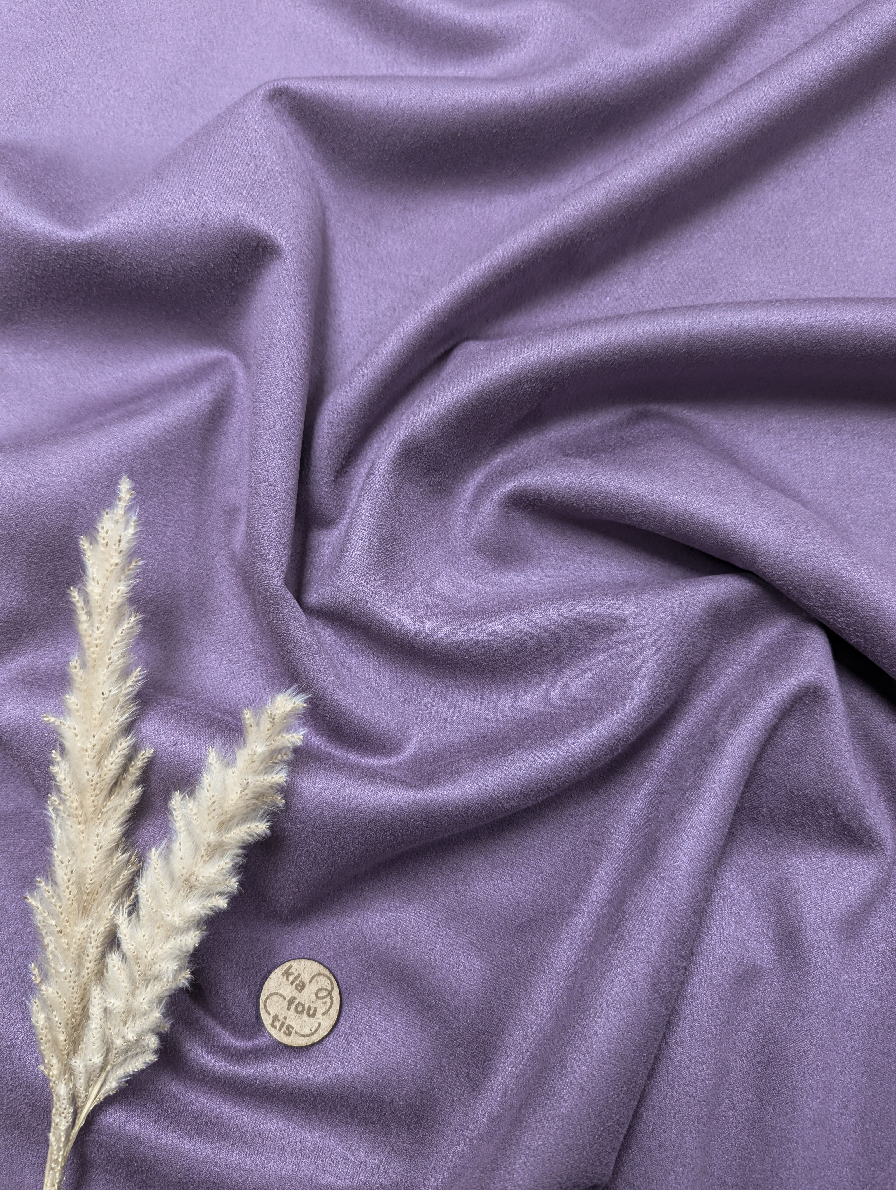 Suédine stretch - Lavande