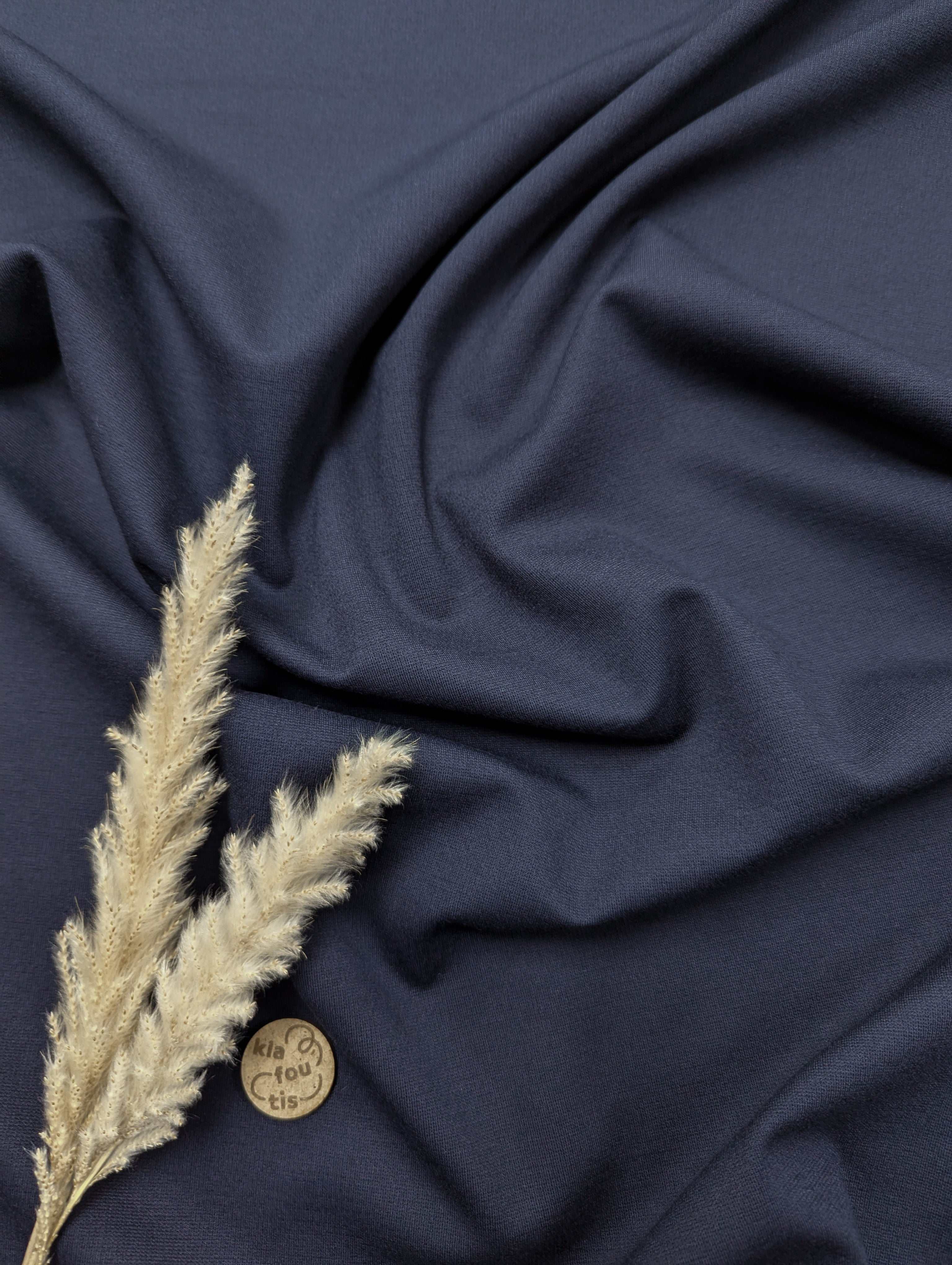 Jersey milano - bleu marine foncé