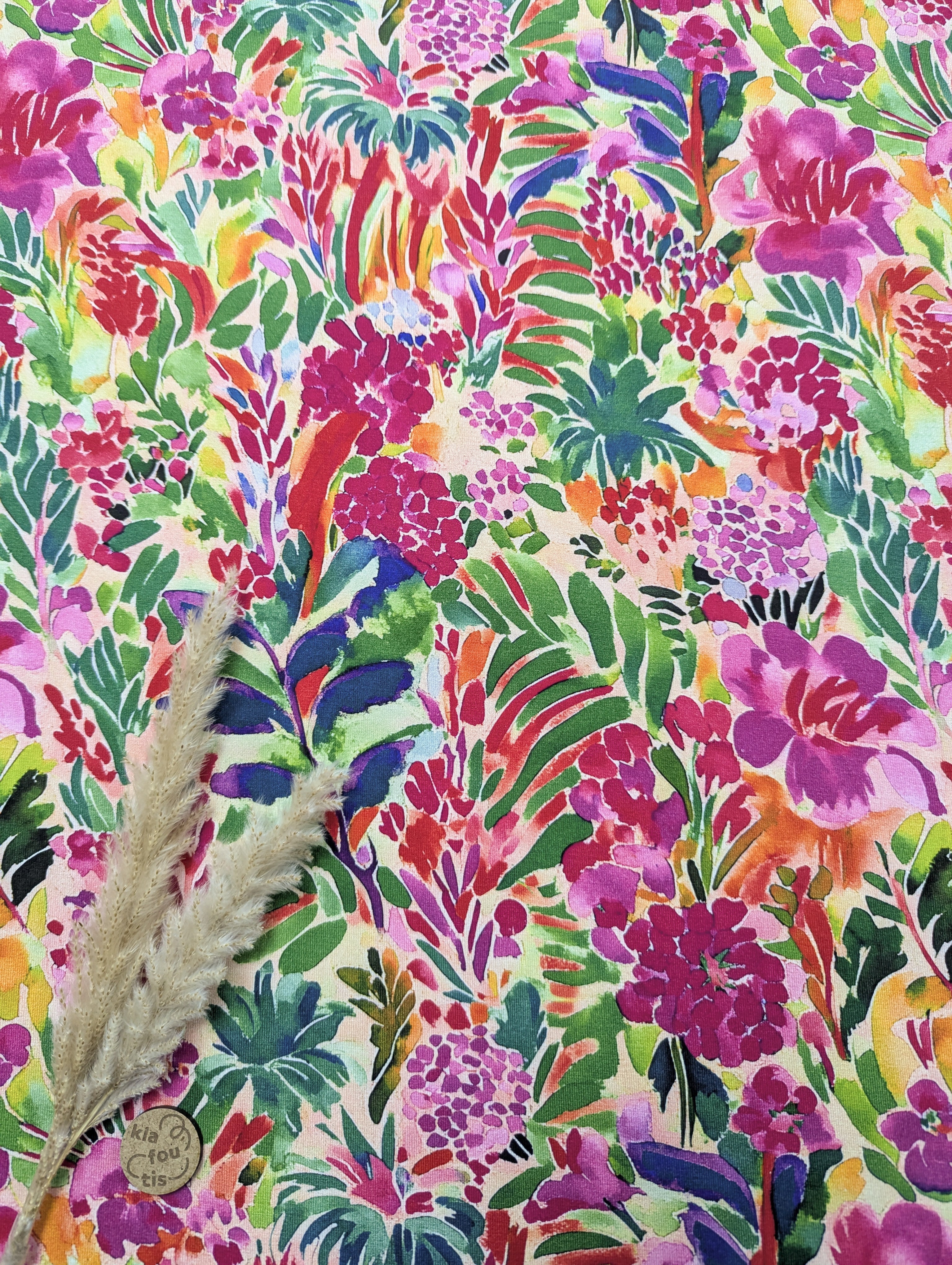Jersey de viscose - Jardin éclatant