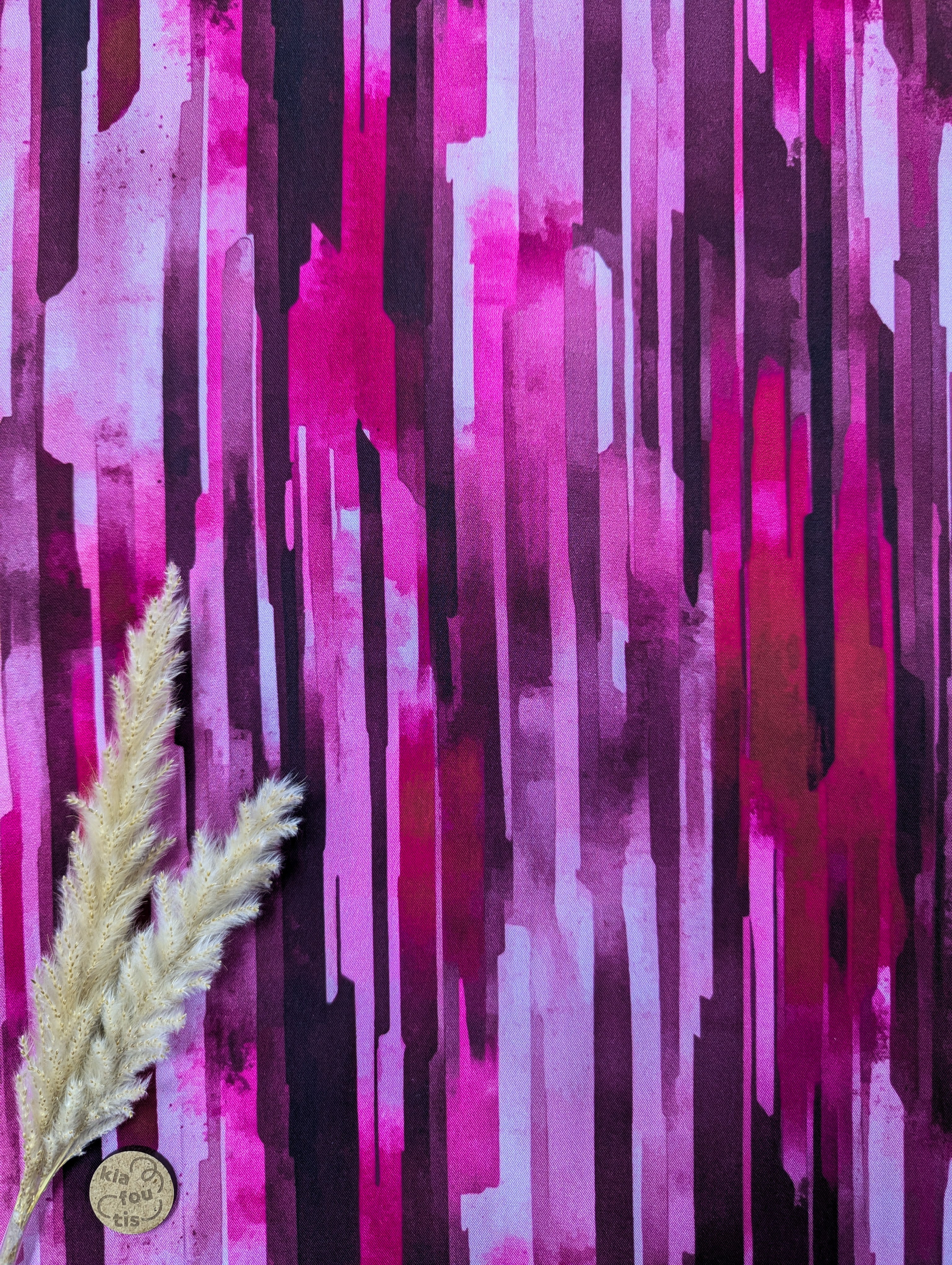 Twill de viscose EcoVero magenta - brush