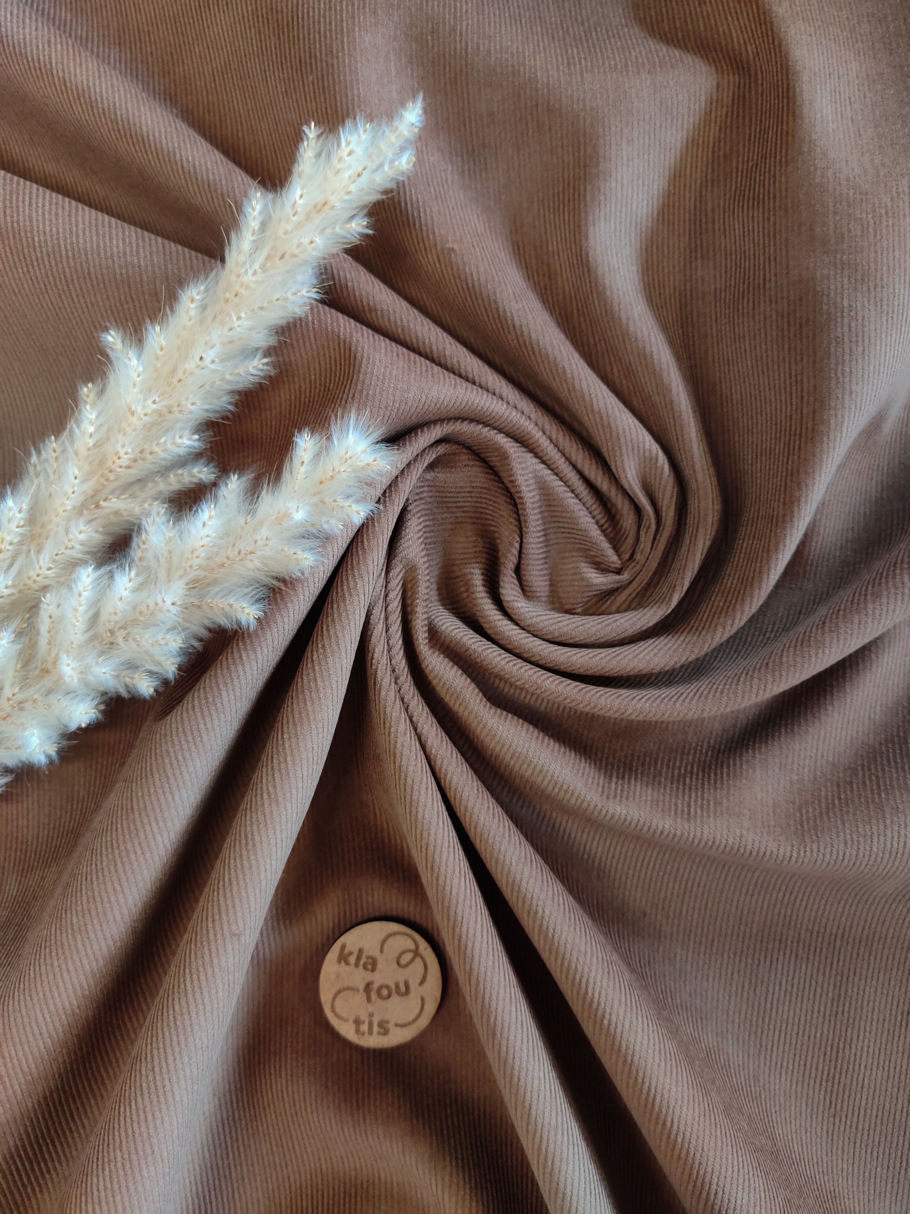 Velours milleraies - Chocolat au lait