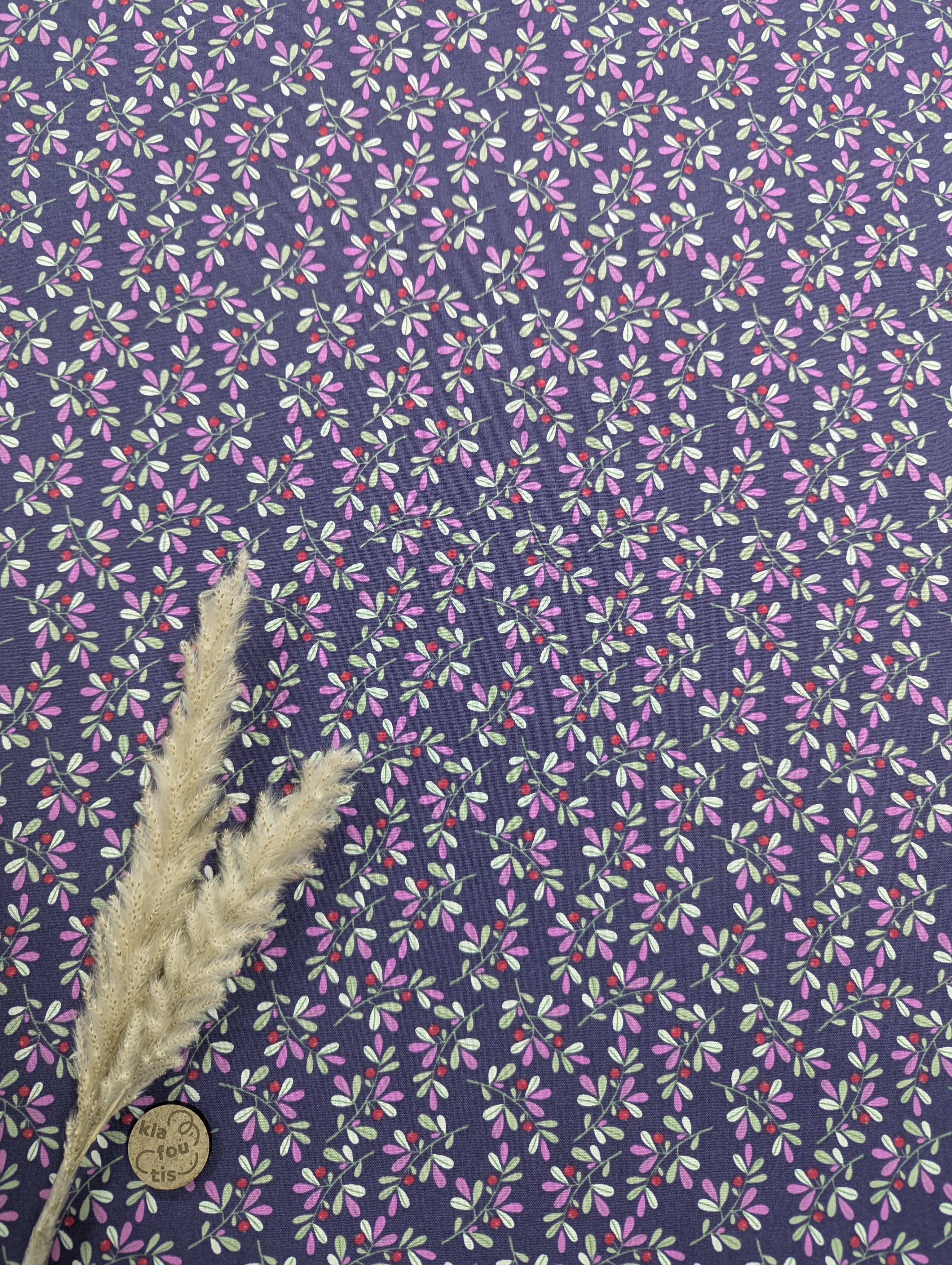 Coton violet - Brindilles en fête