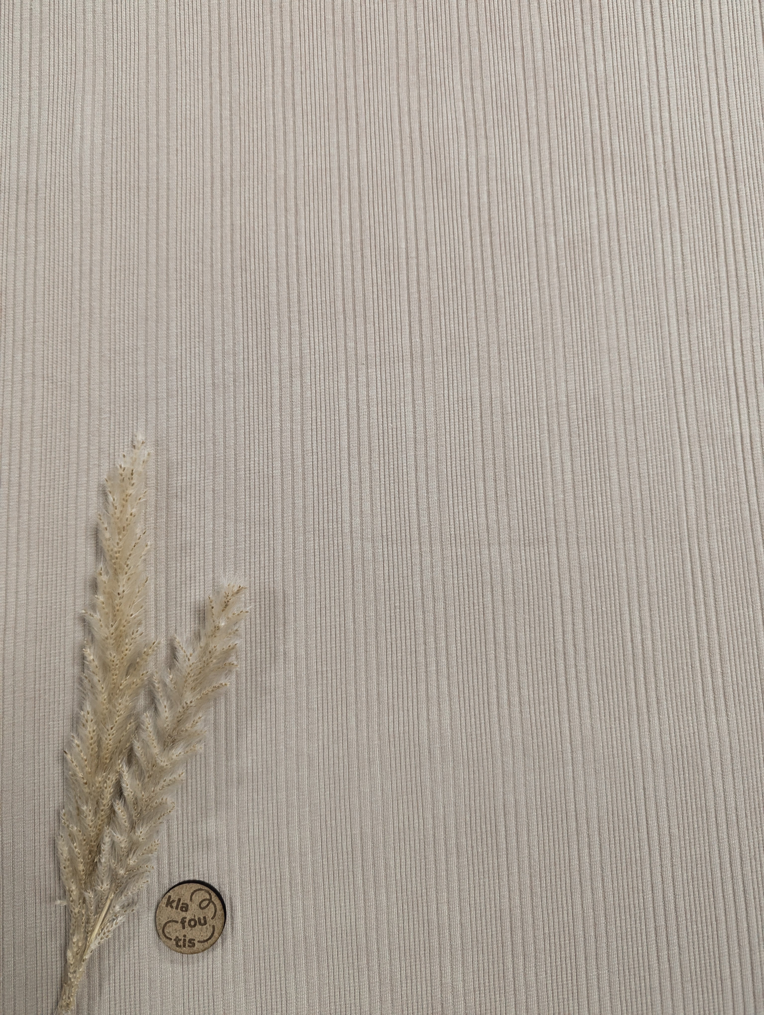 Jersey rib irrégulier - sable