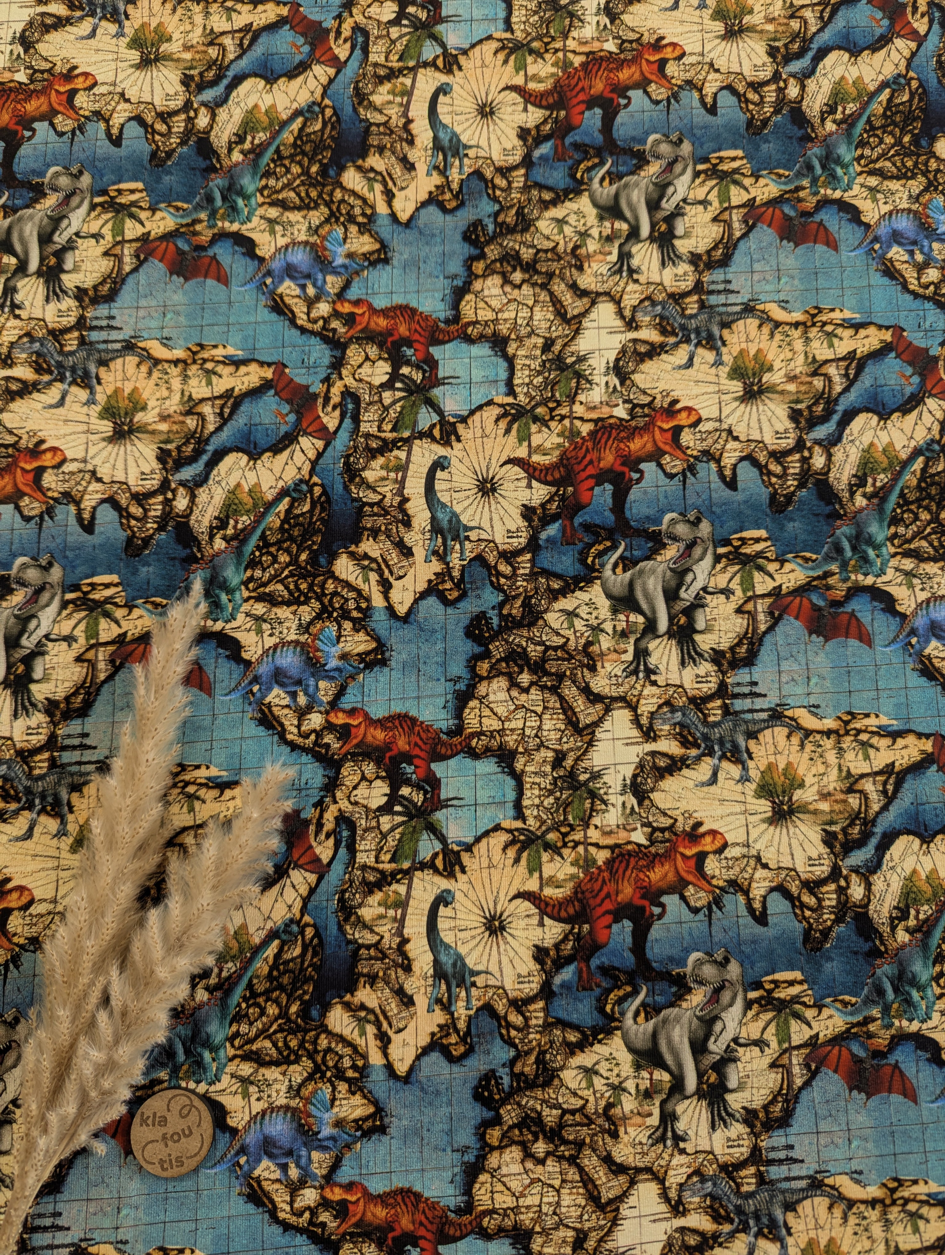 Jersey de coton - tour du monde