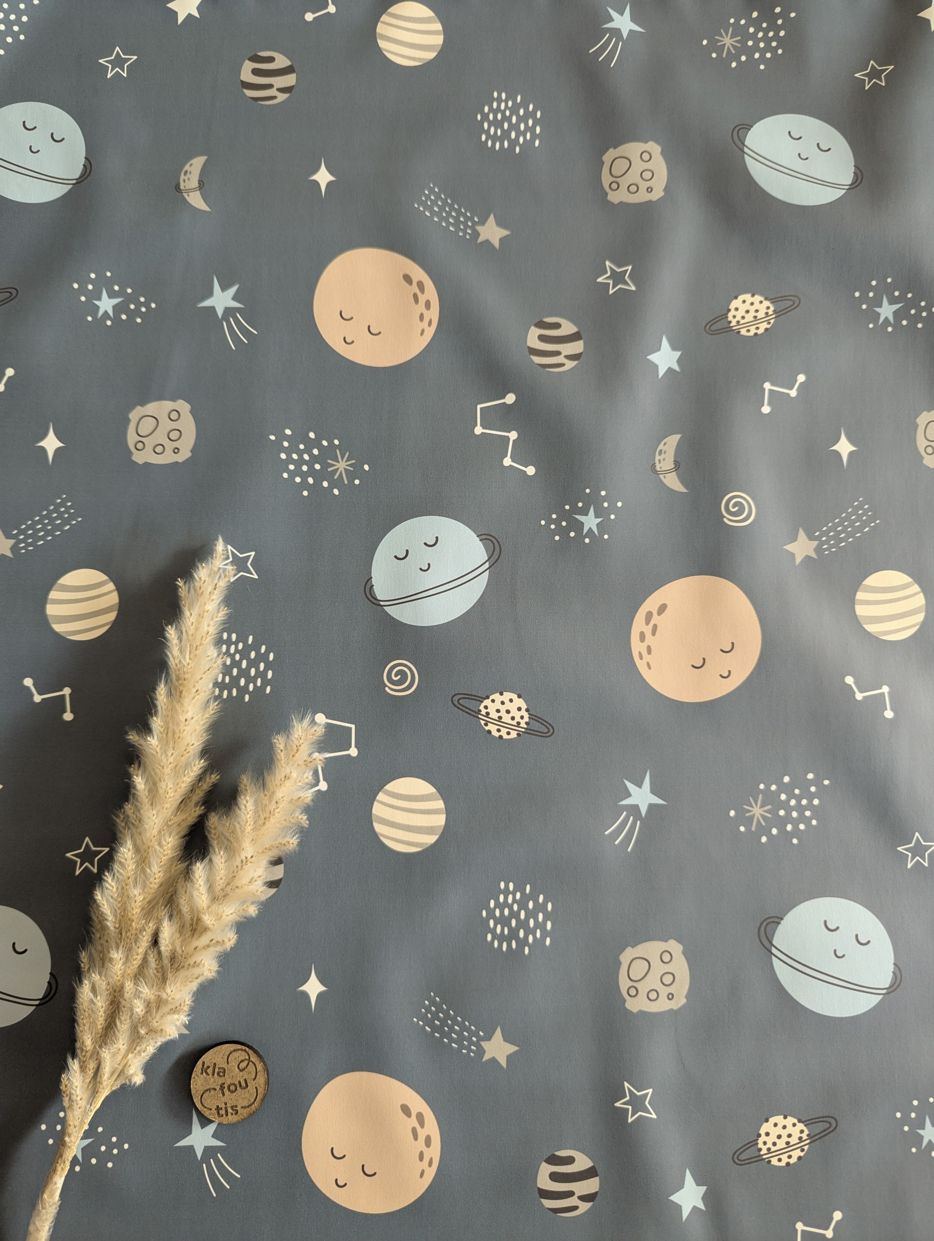 Imperméable doux gris foncé - voie lactée