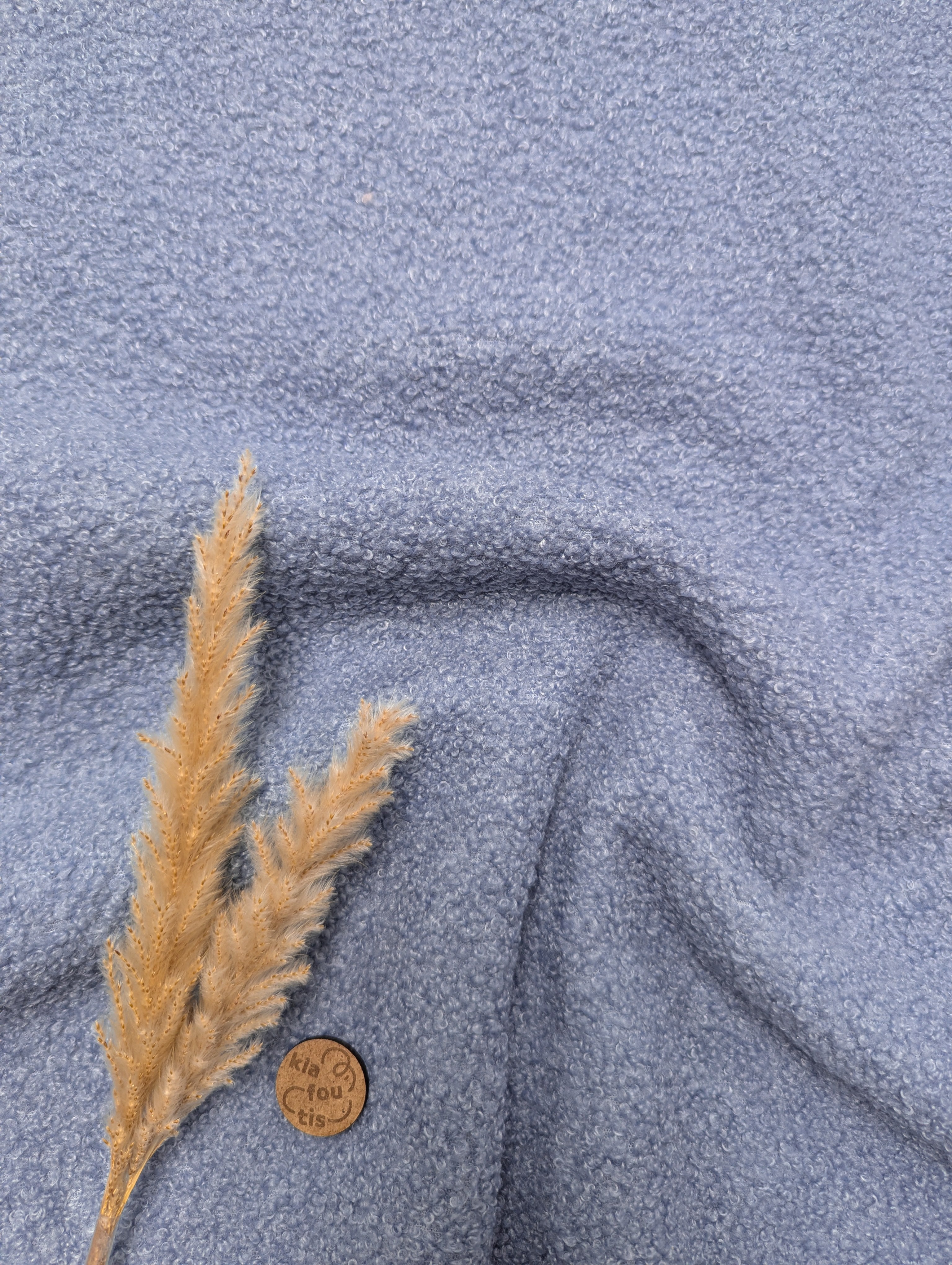 Teddy stretch doublé polaire - bleu clair