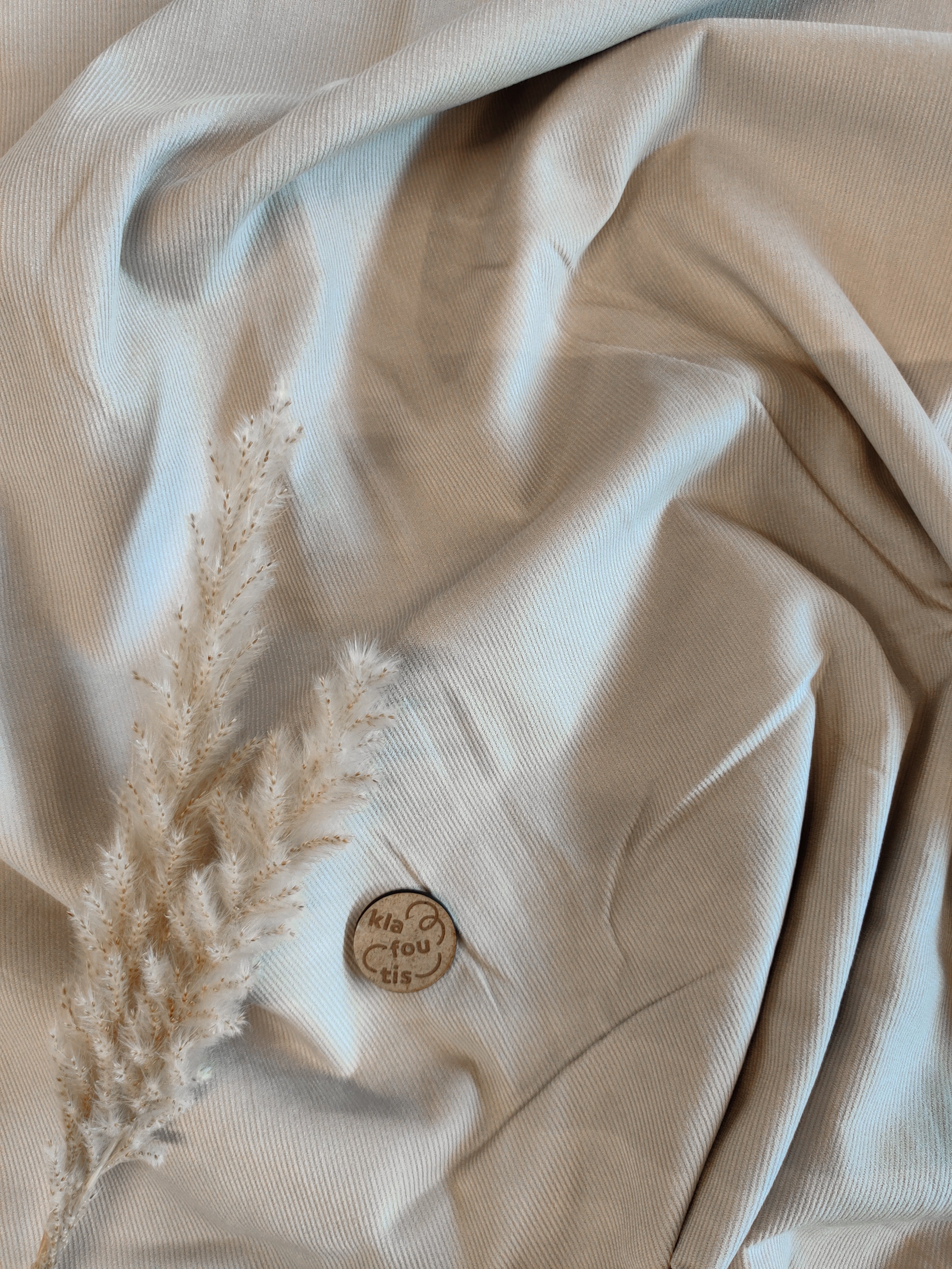 Velours milleraies - Sable