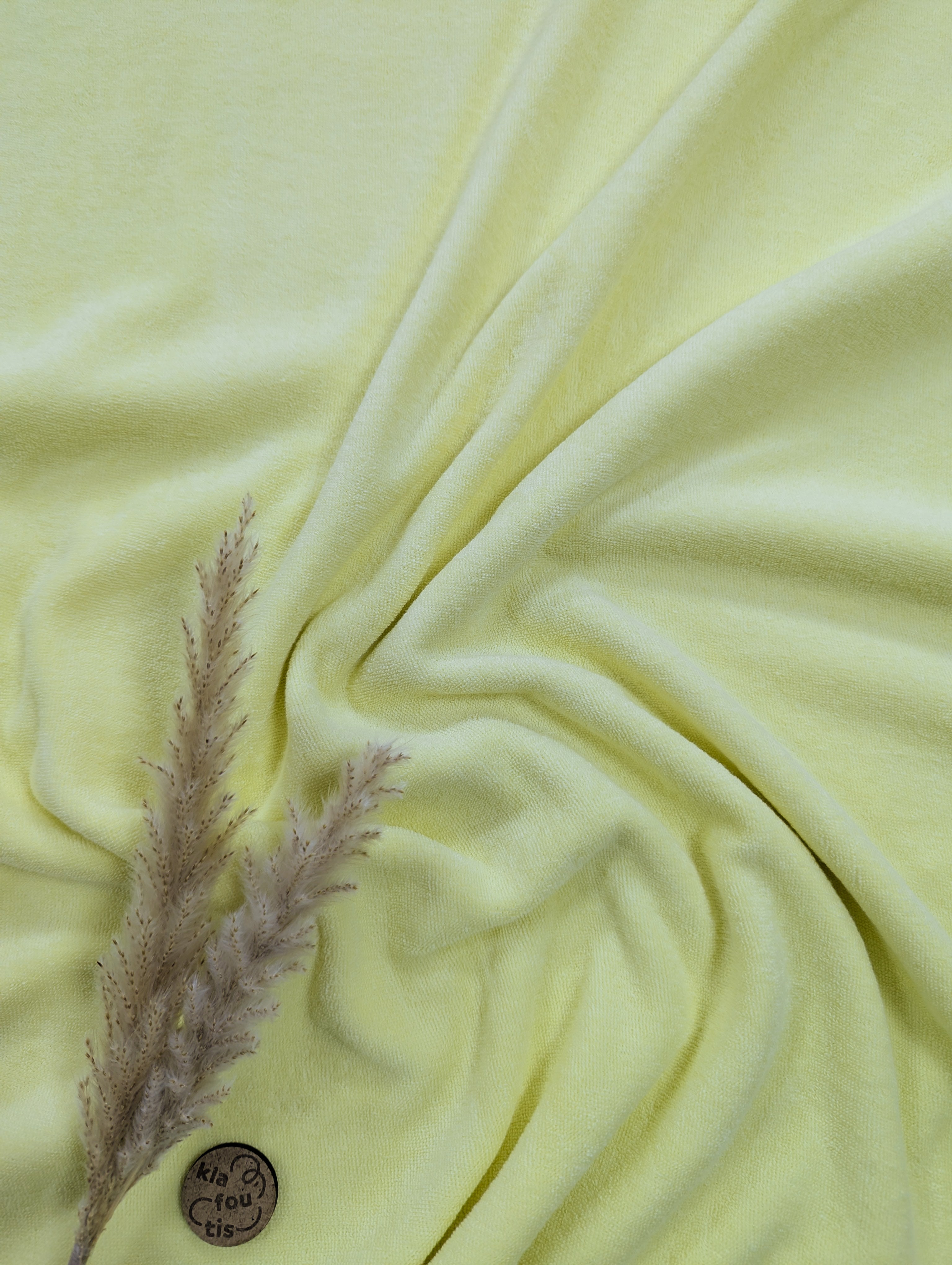 Jersey éponge - lime