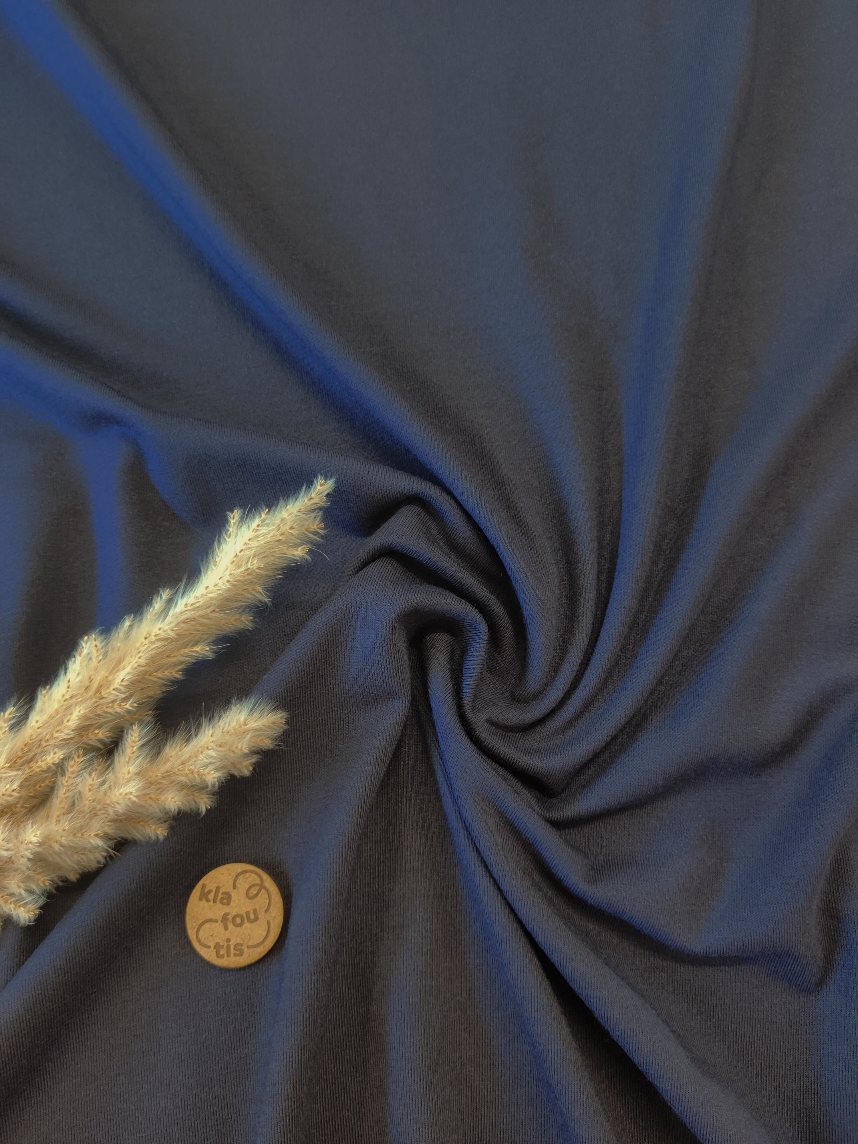 Jersey de tencel - Bleu marine