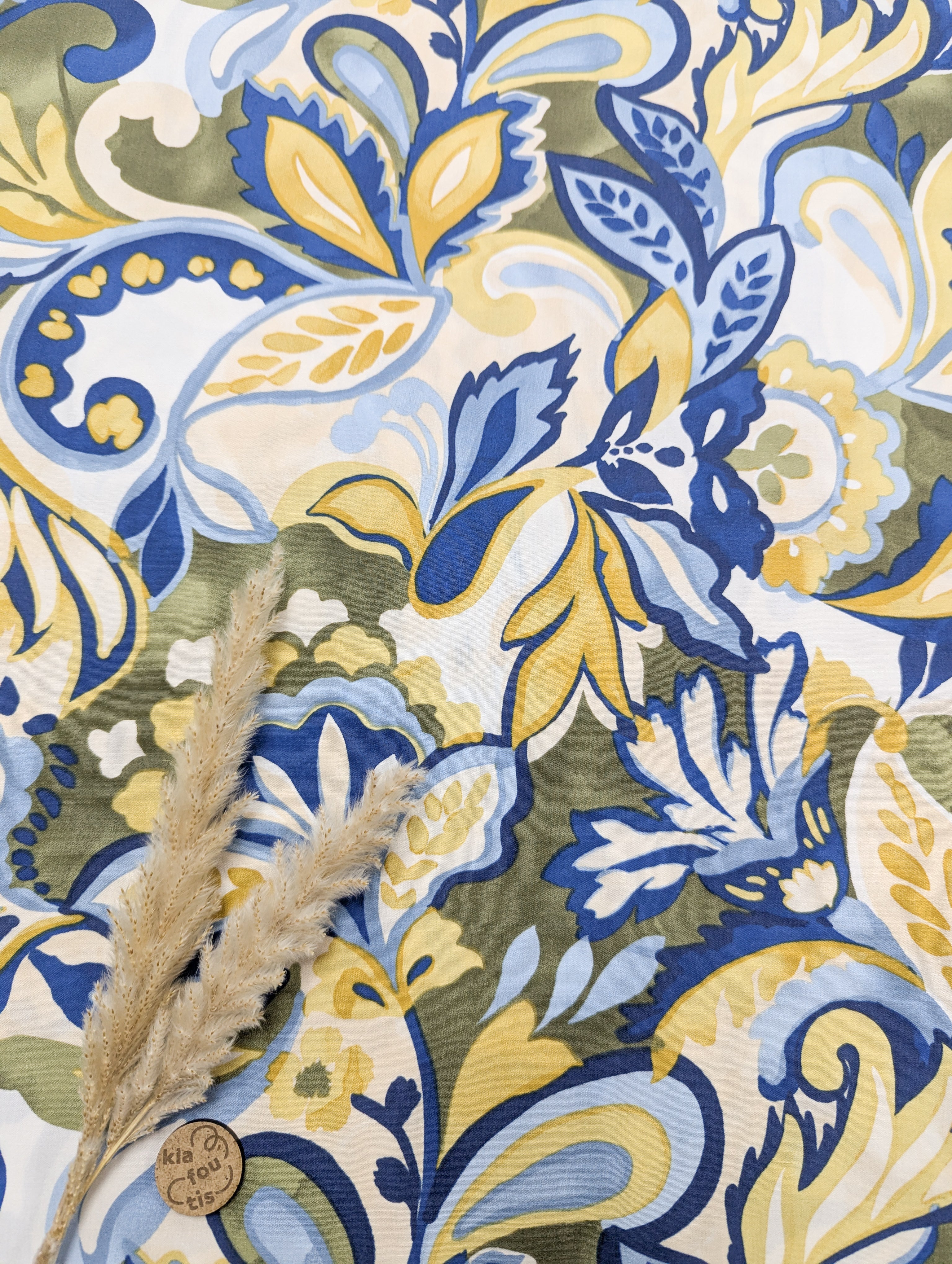 Popeline de viscose - Balade au jardin