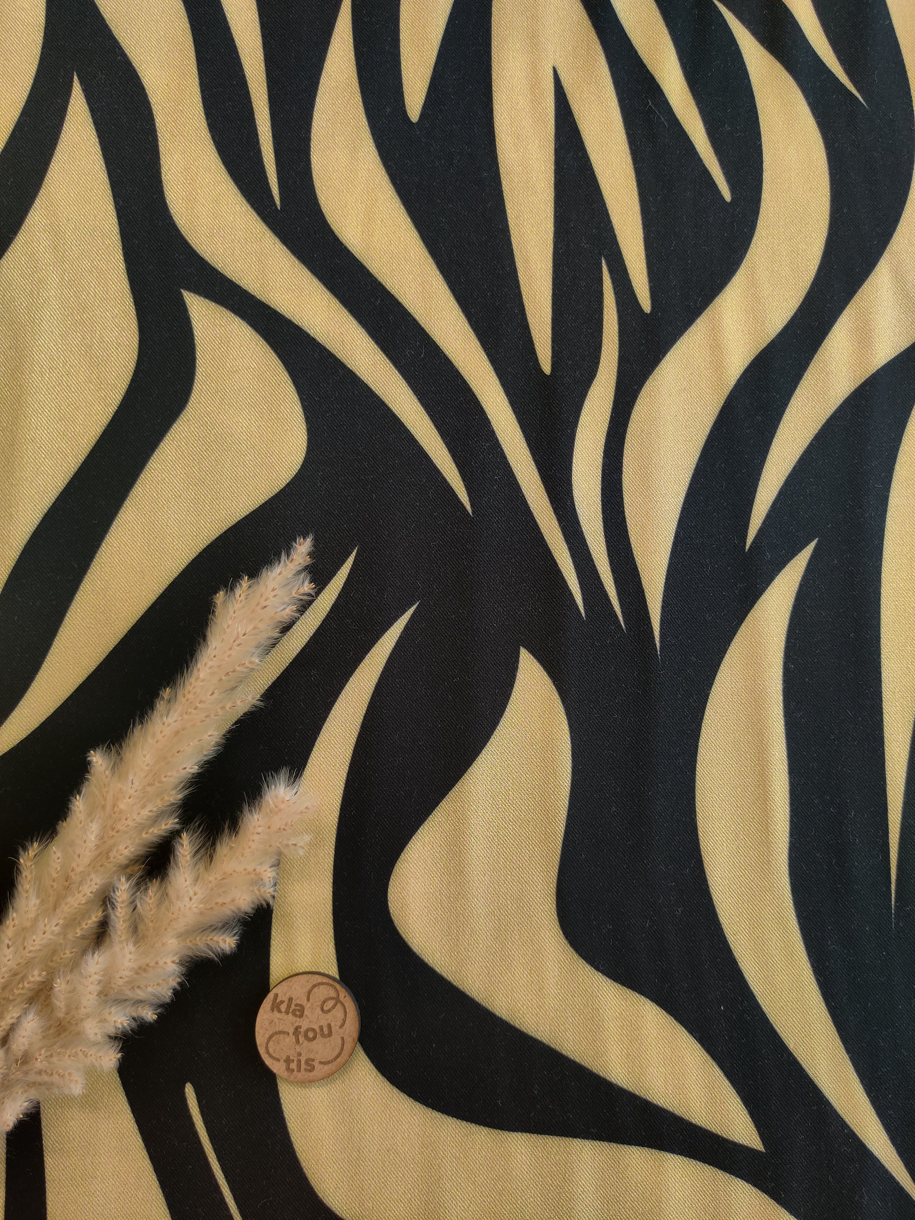 Twill de viscose - Fauve beige