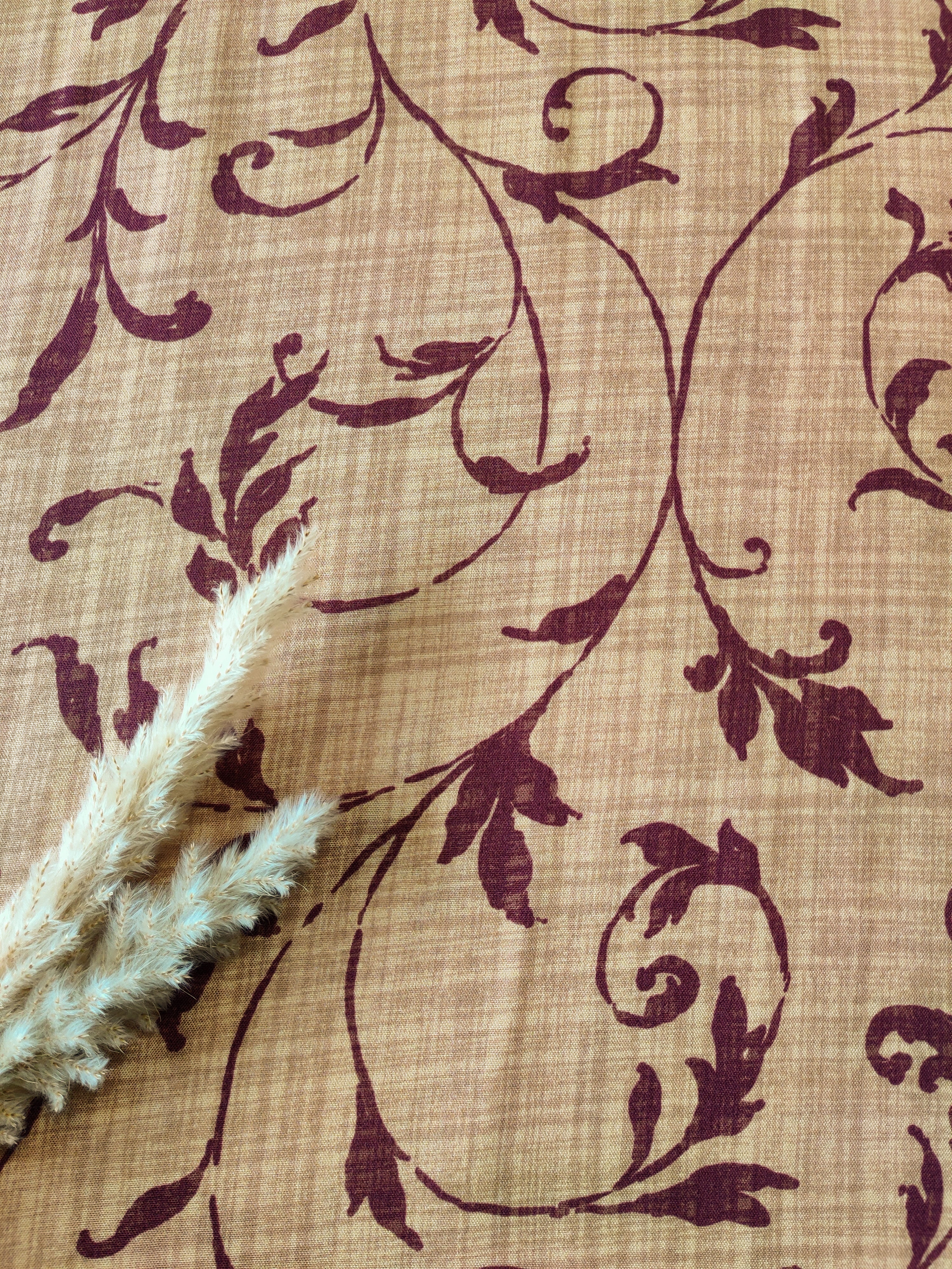 Popeline de viscose - Élégance baroque