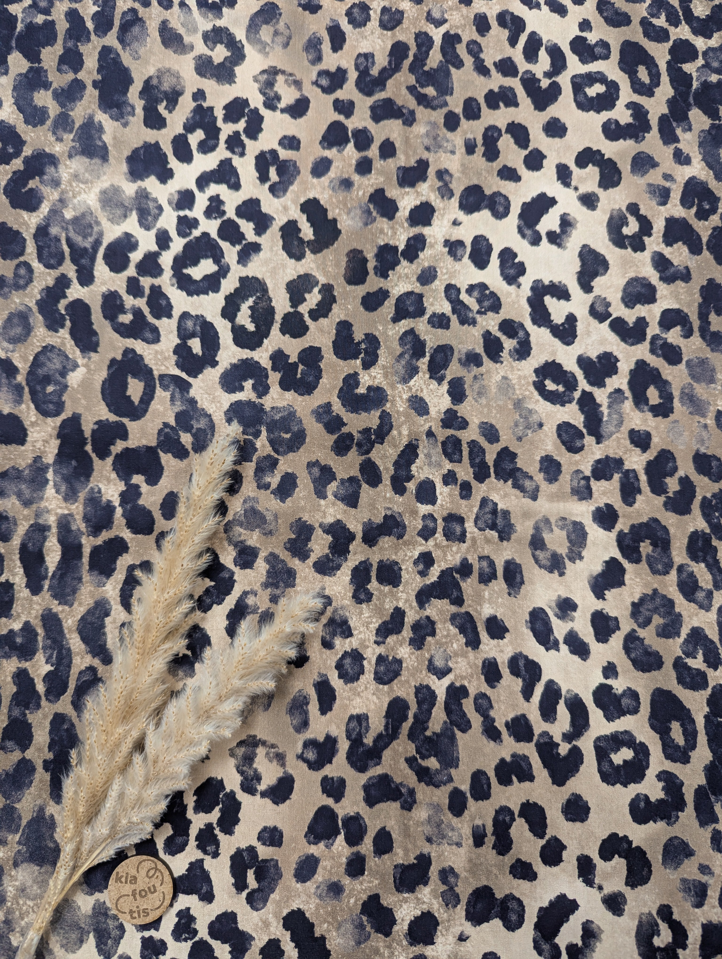 Coton viscose - animal