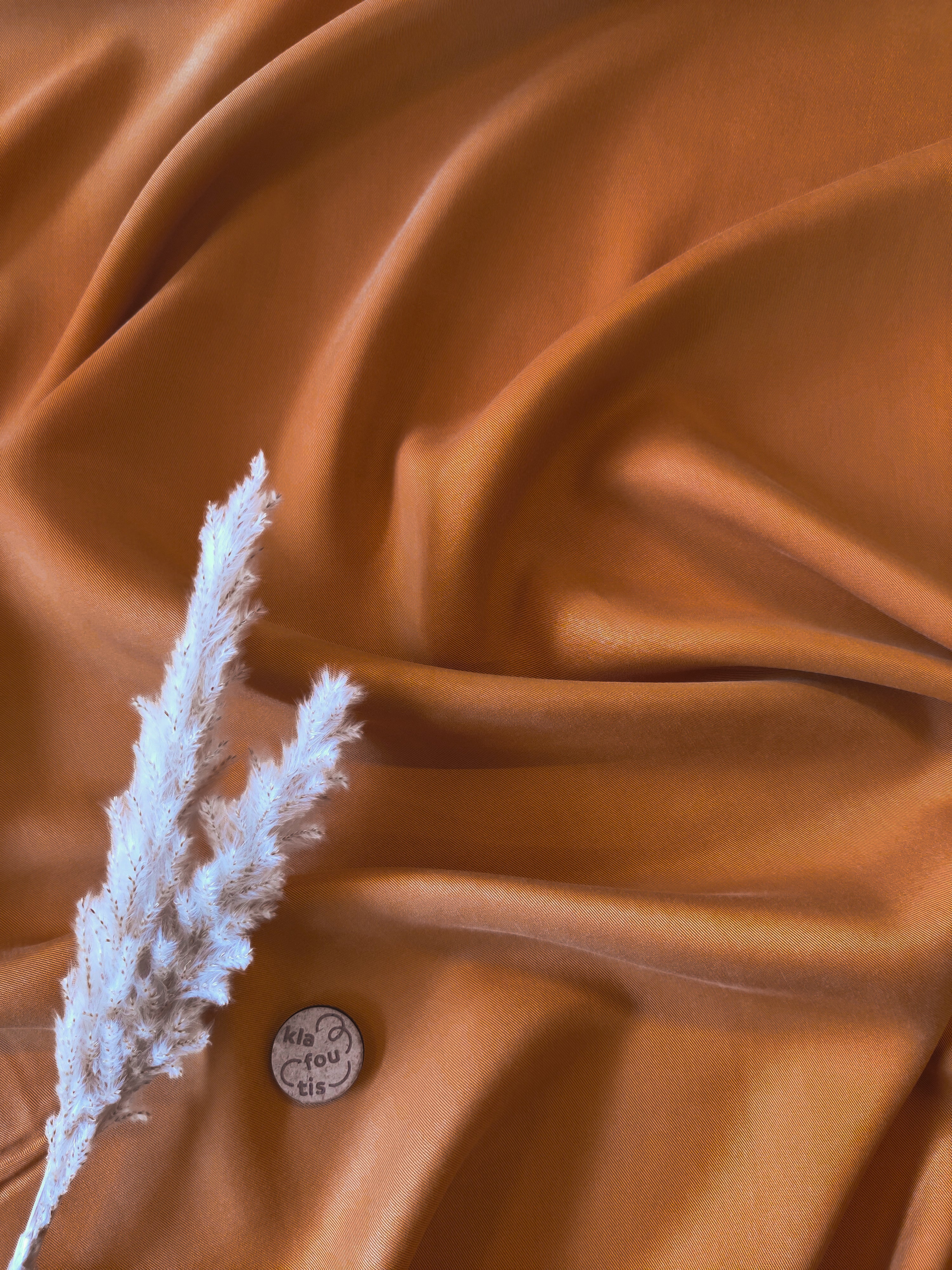 Twill de tencel - Cognac