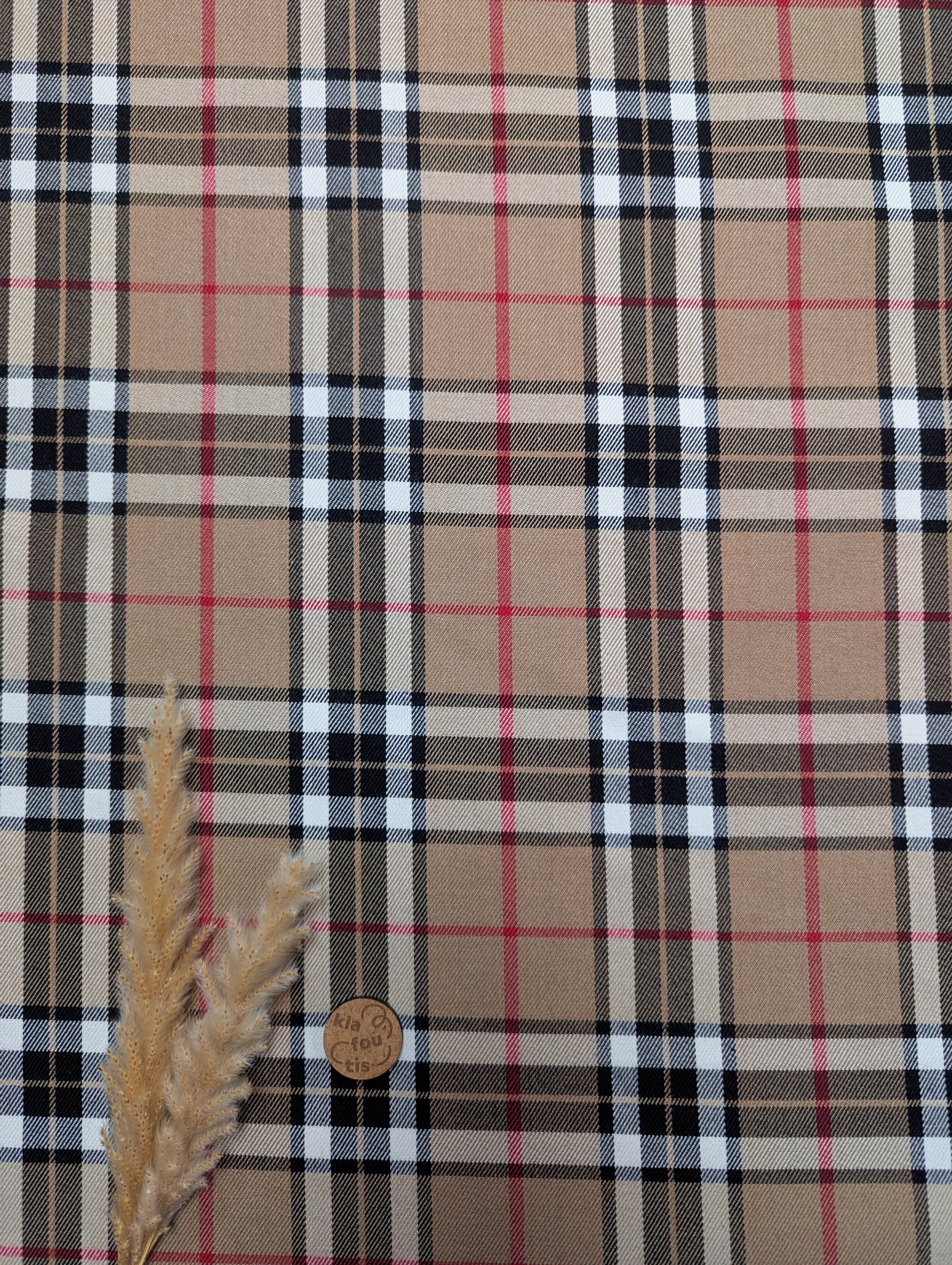 Tartan pour pantalon - effet Burberry
