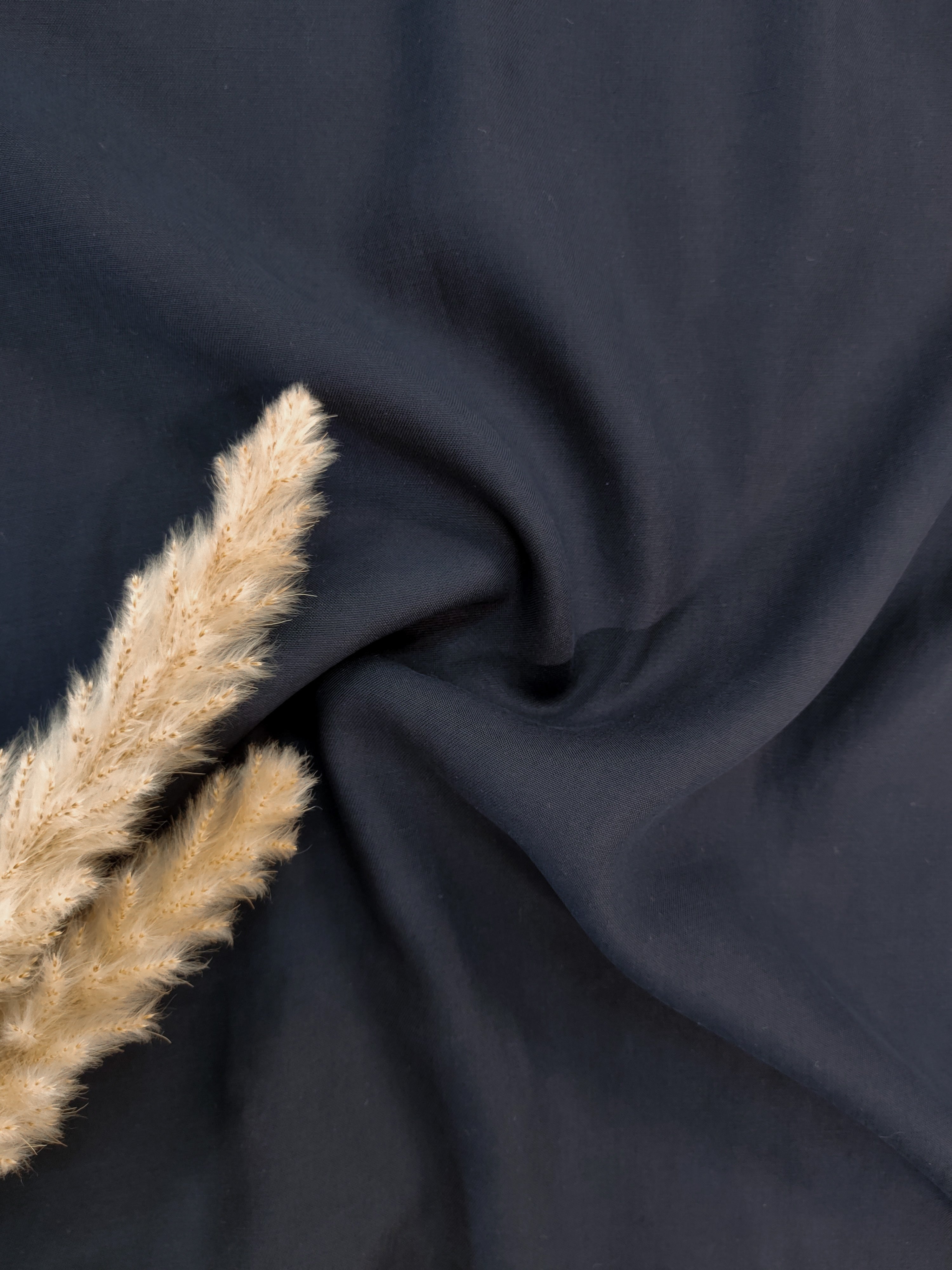 Twill de tencel - Bleu marine