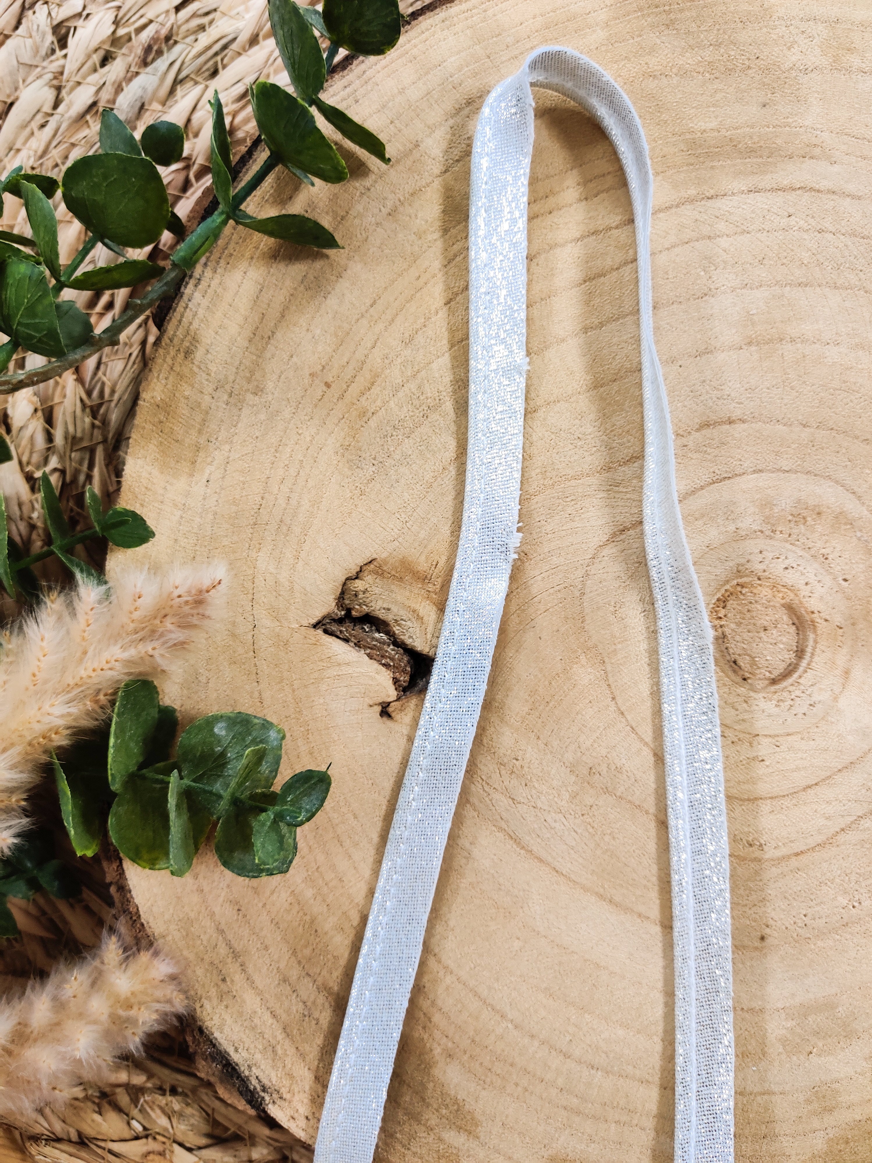 Passepoil argenté lurex