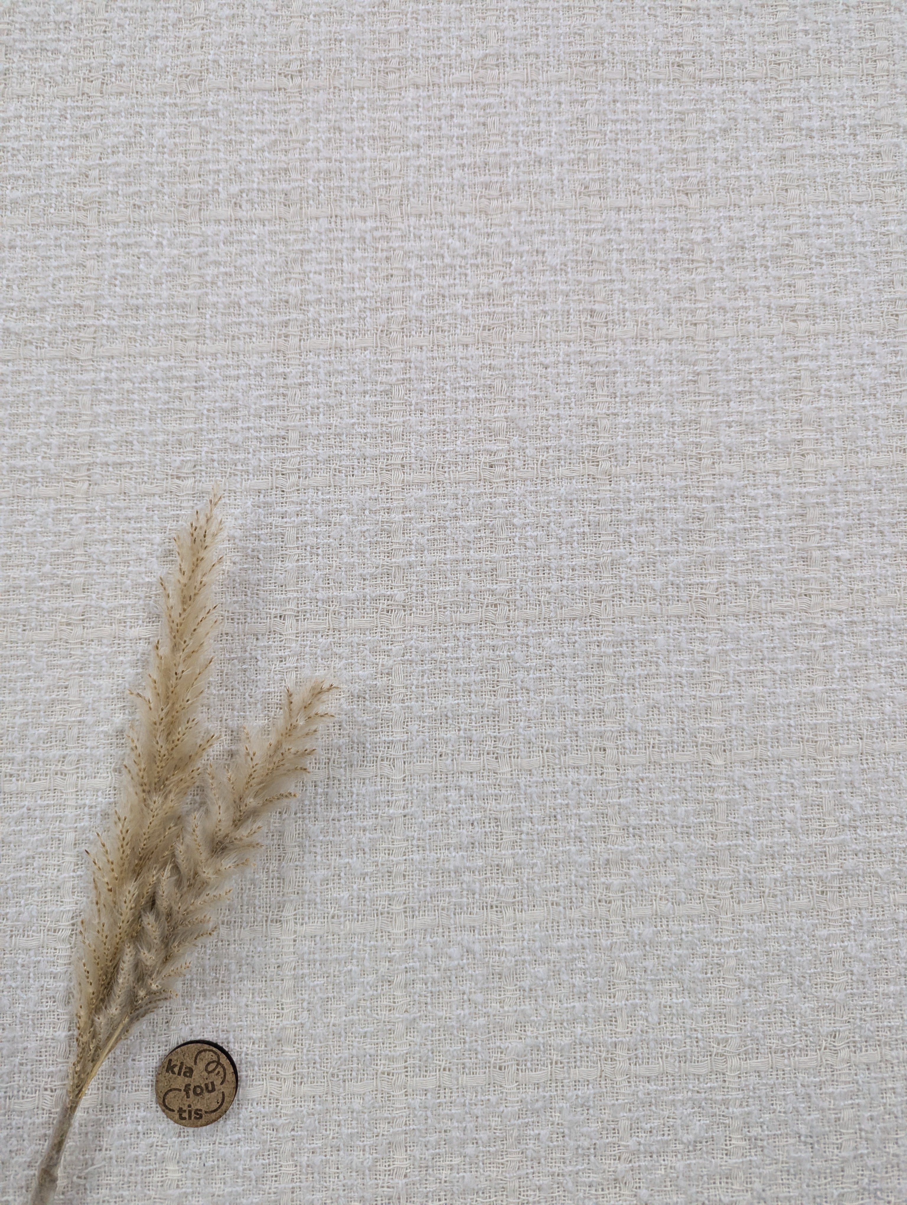 Tweed de luxe effet Chanel - écru