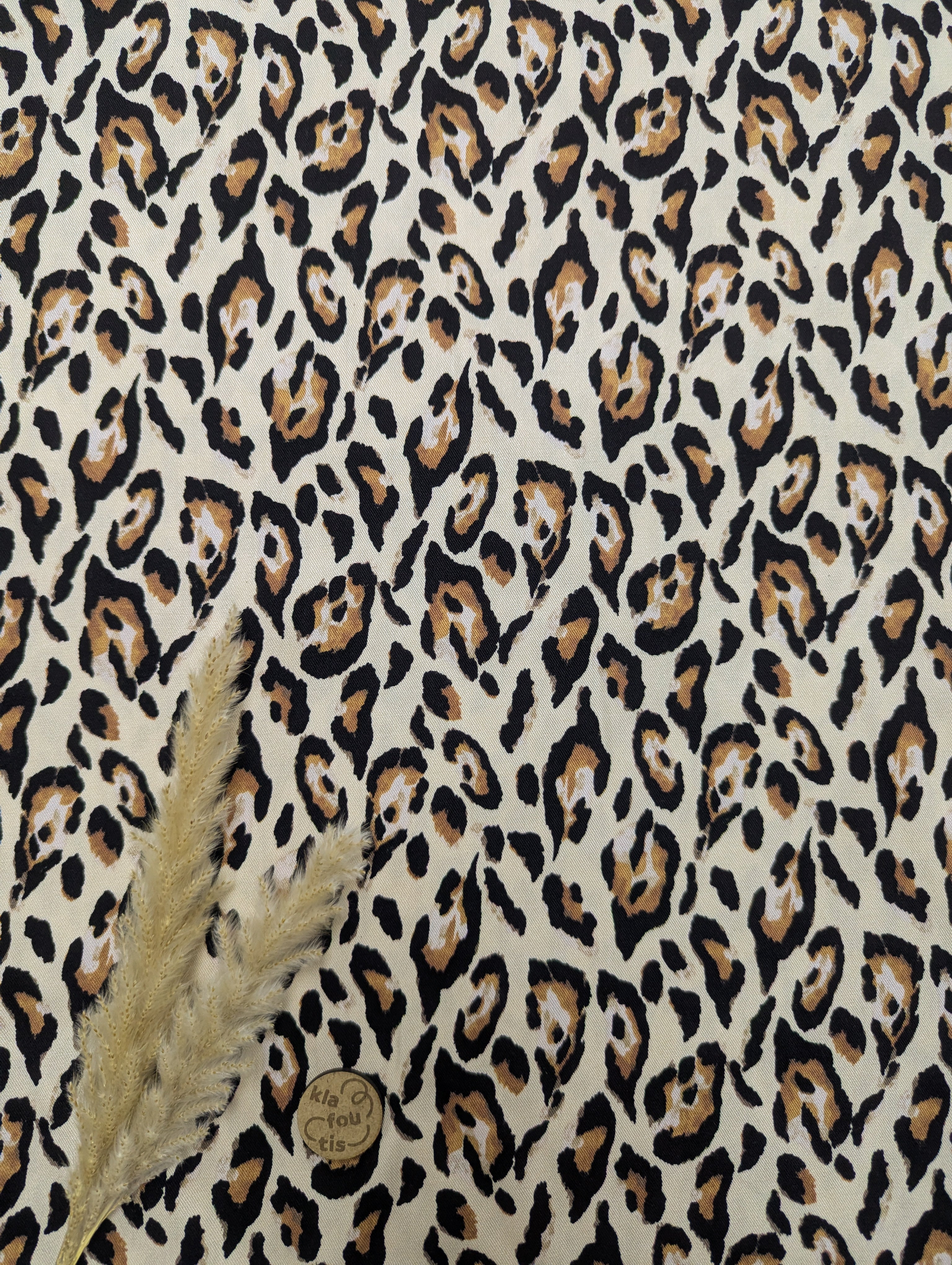 Twill de viscose sable - graou camel