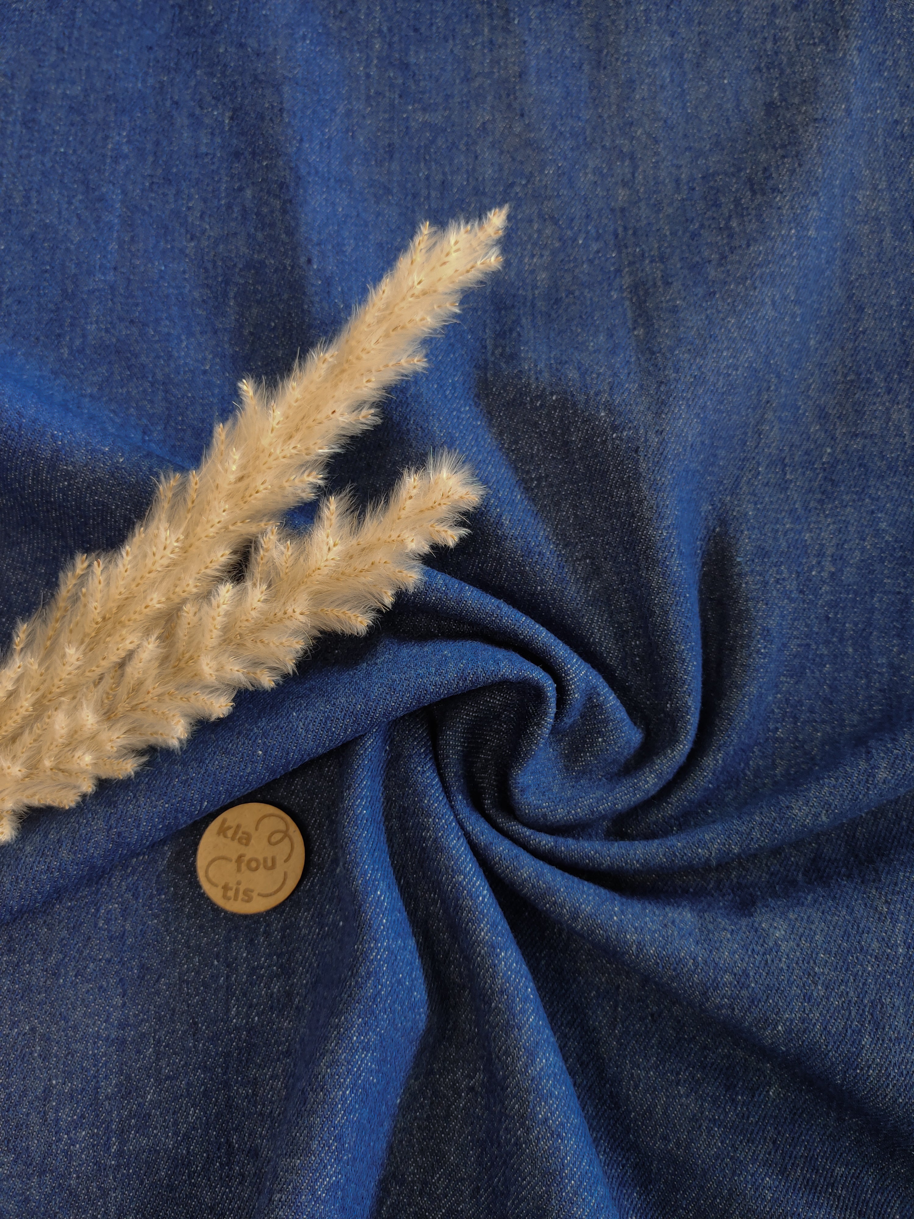 Jeans moyen 100% coton - Bleu indigo