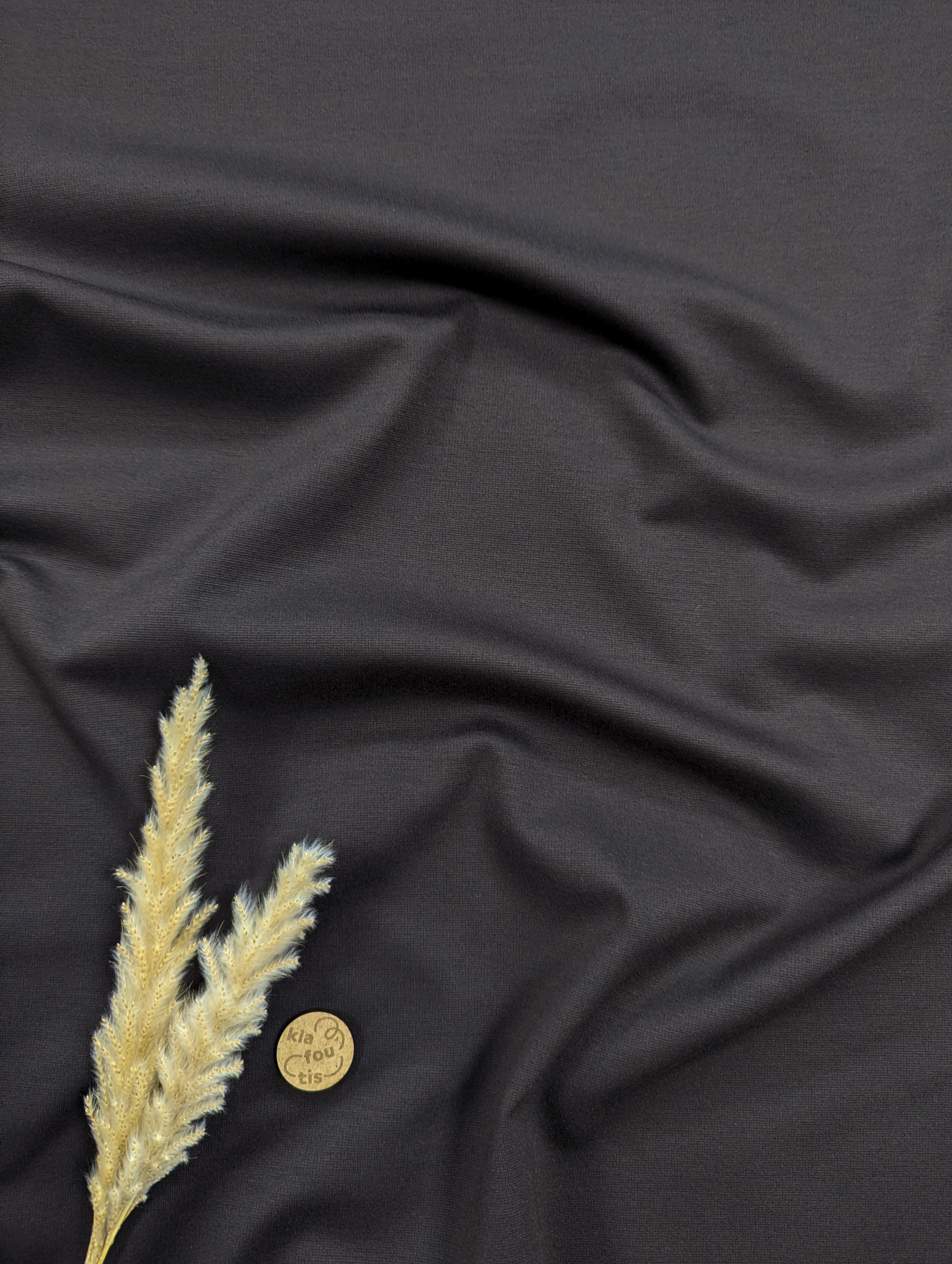 Jersey milano - Chocolat noir