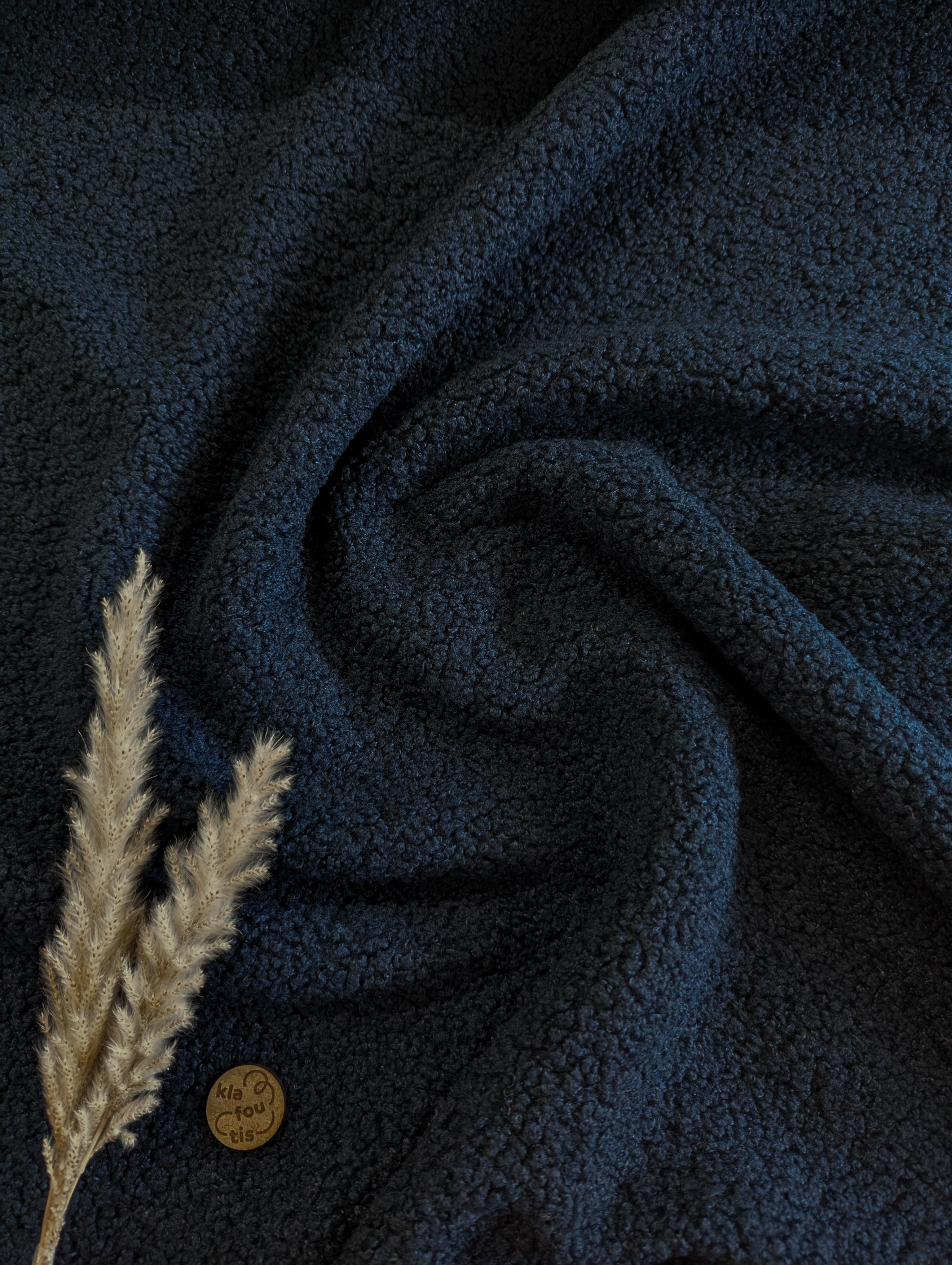 Teddy bouclé - bleu marine