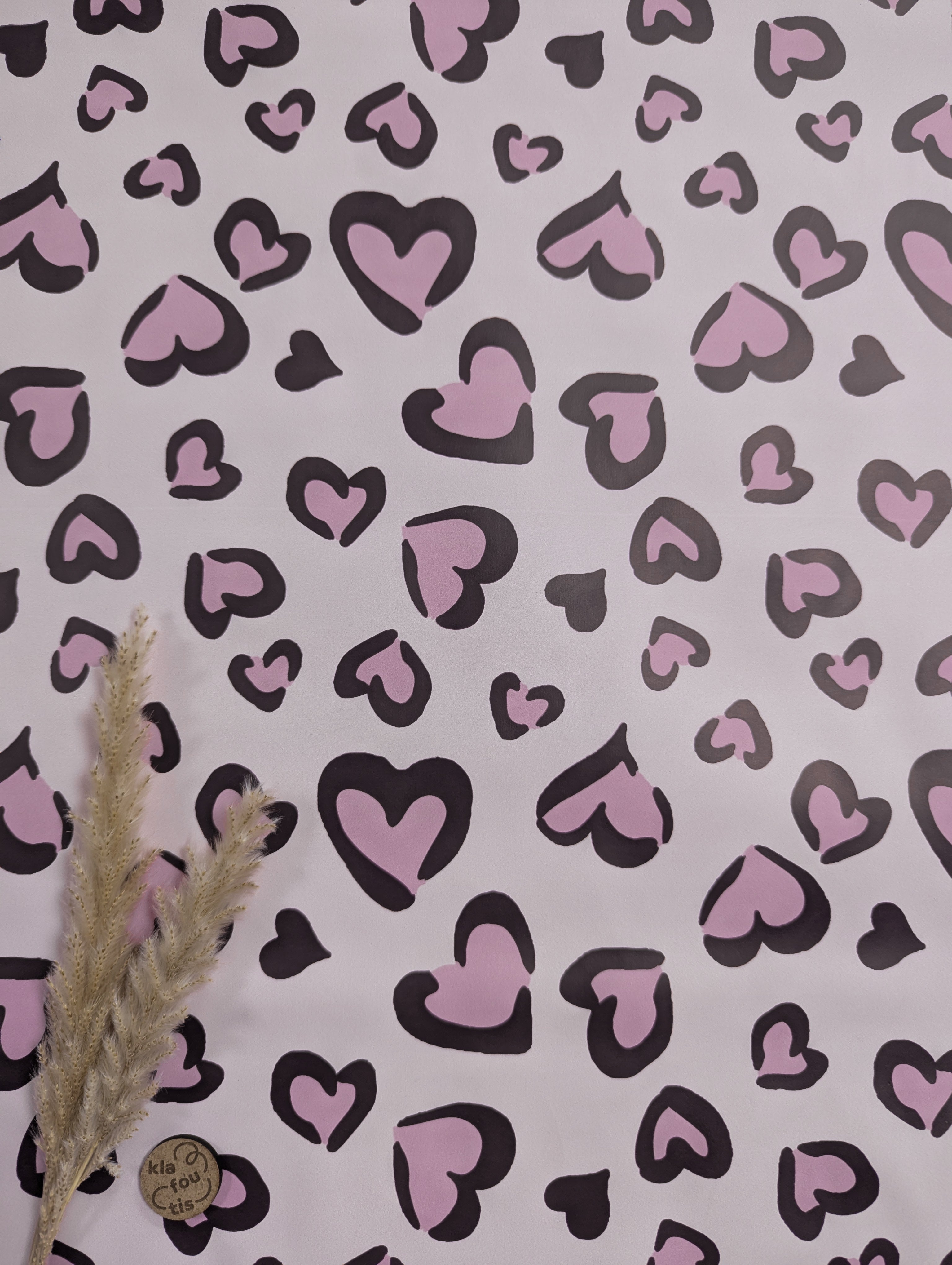 Imperméable doux rose poudré - coeurs sauvages