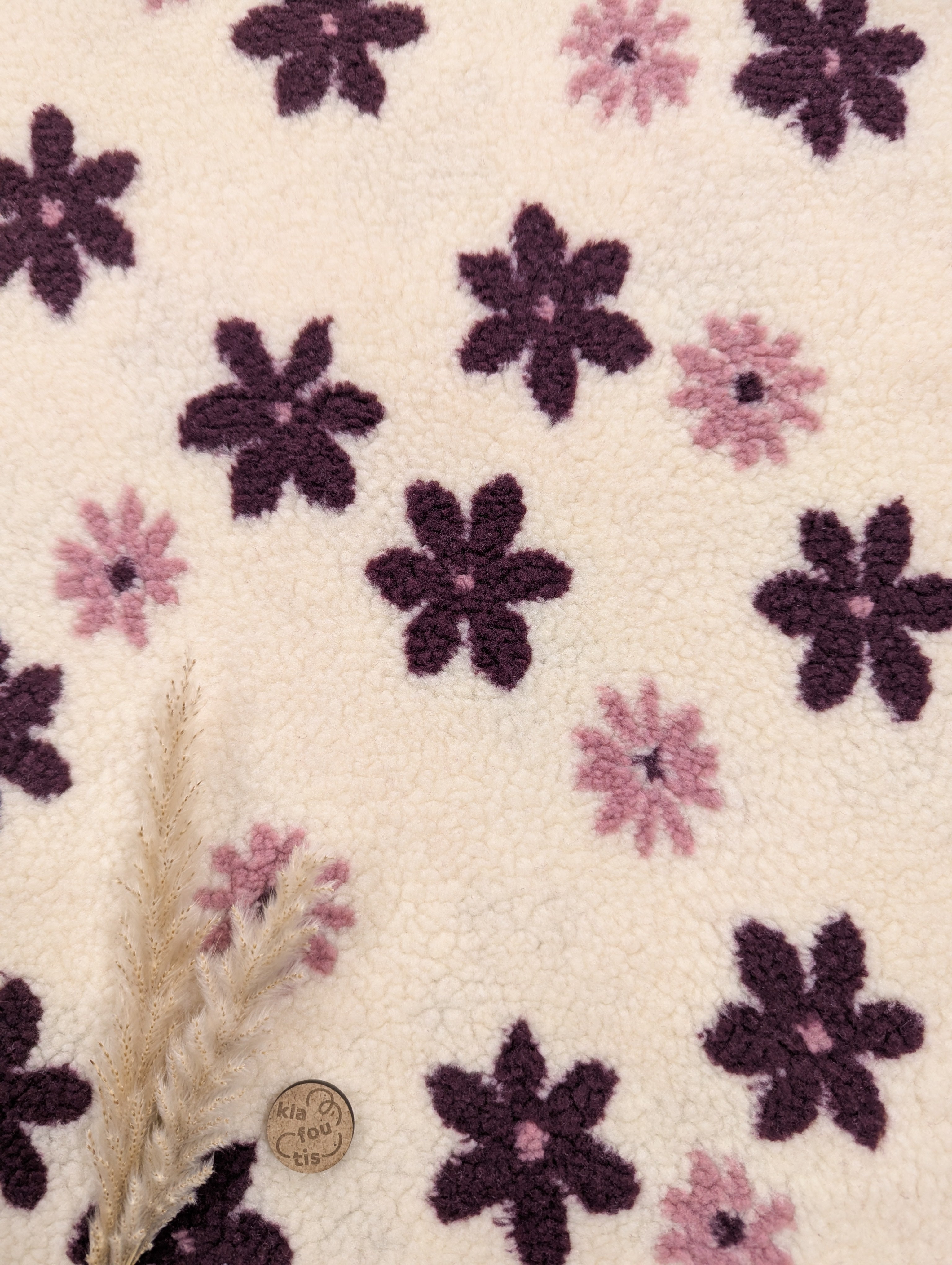 Teddy extensible crème - violettes